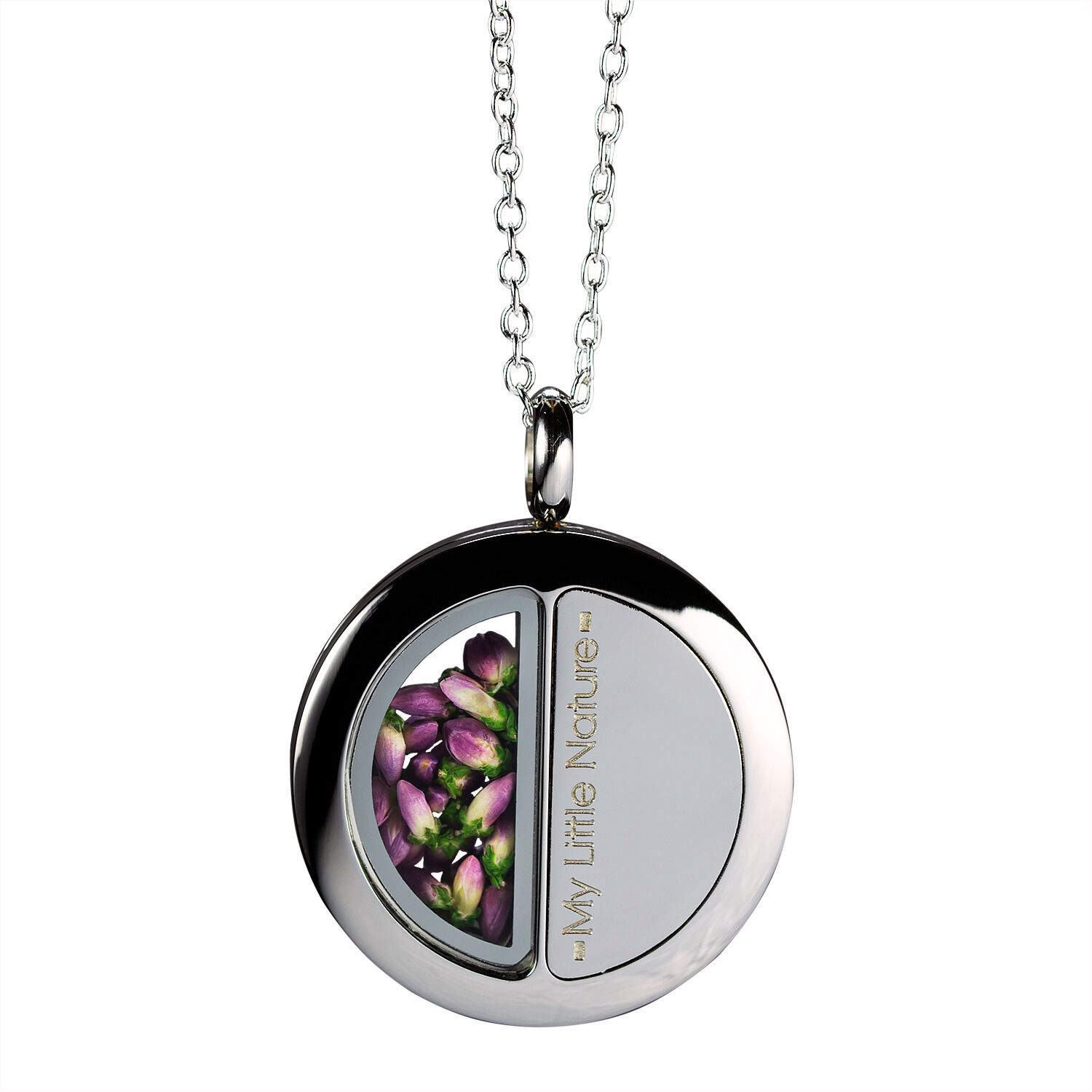 Necklace With Natural Scottish Heather Flowers - Florals Ewelry