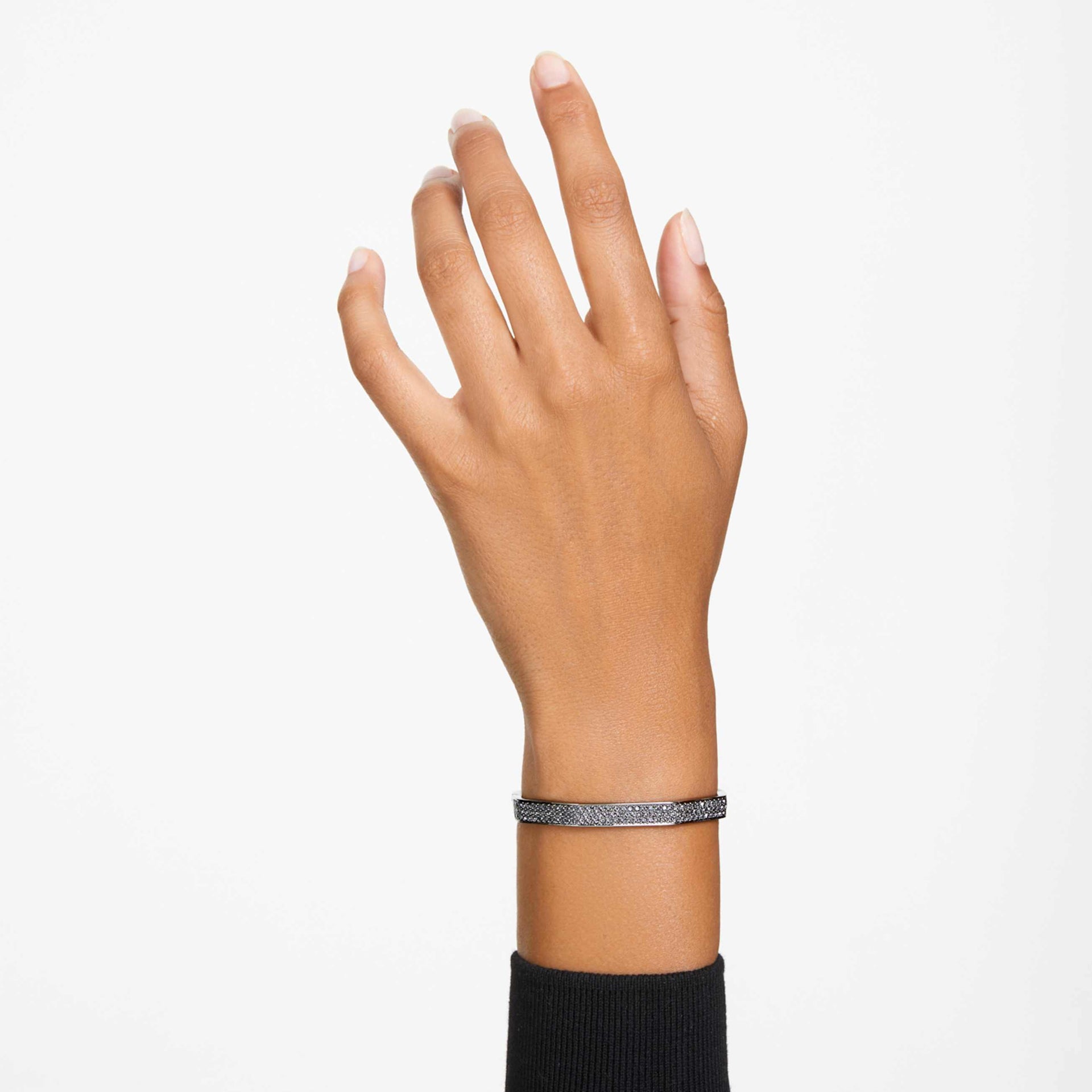 DEXTERA BANGLE OCTAGON SHAPE BLACK RUTHENIUM PLATED