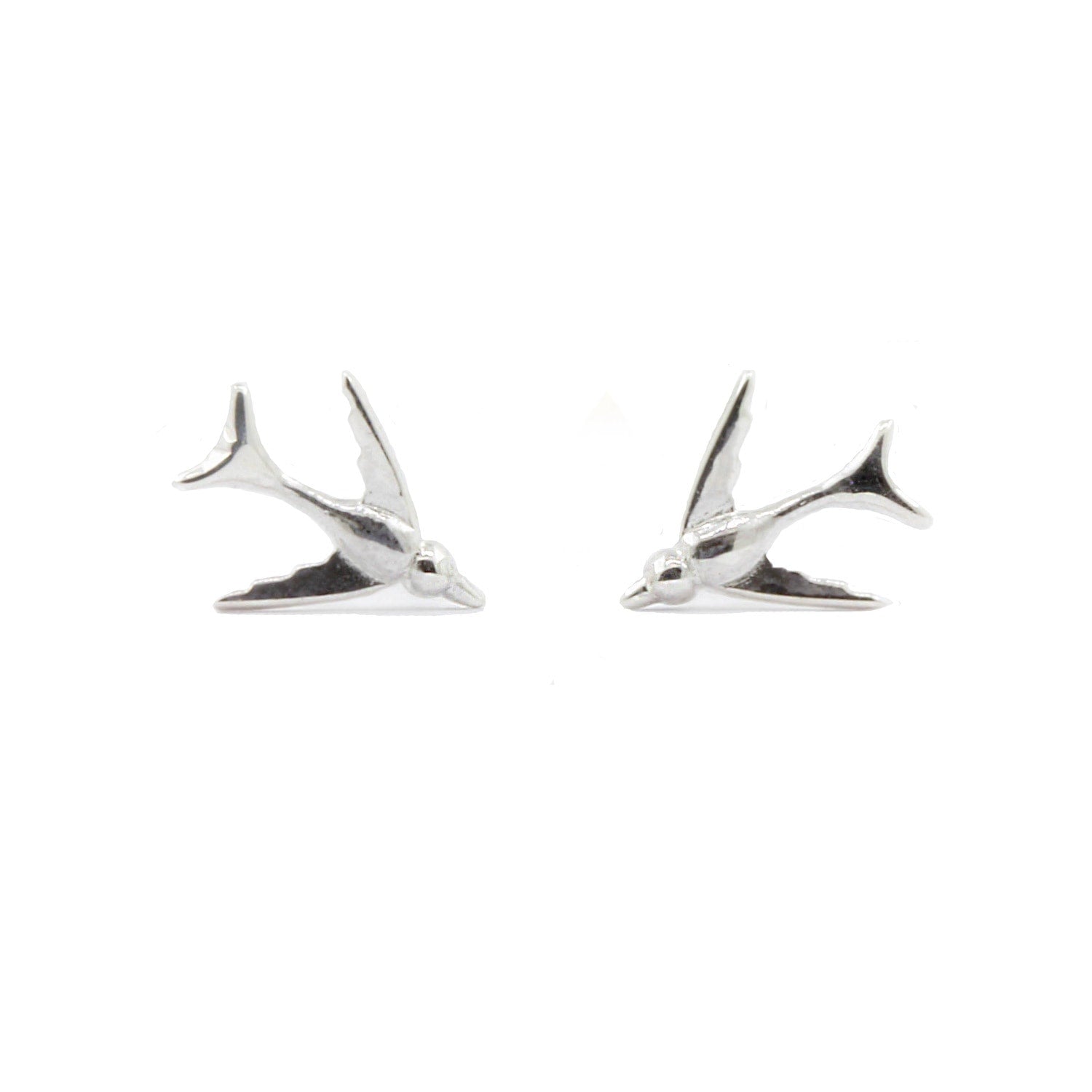 Swallow Earrings Silver