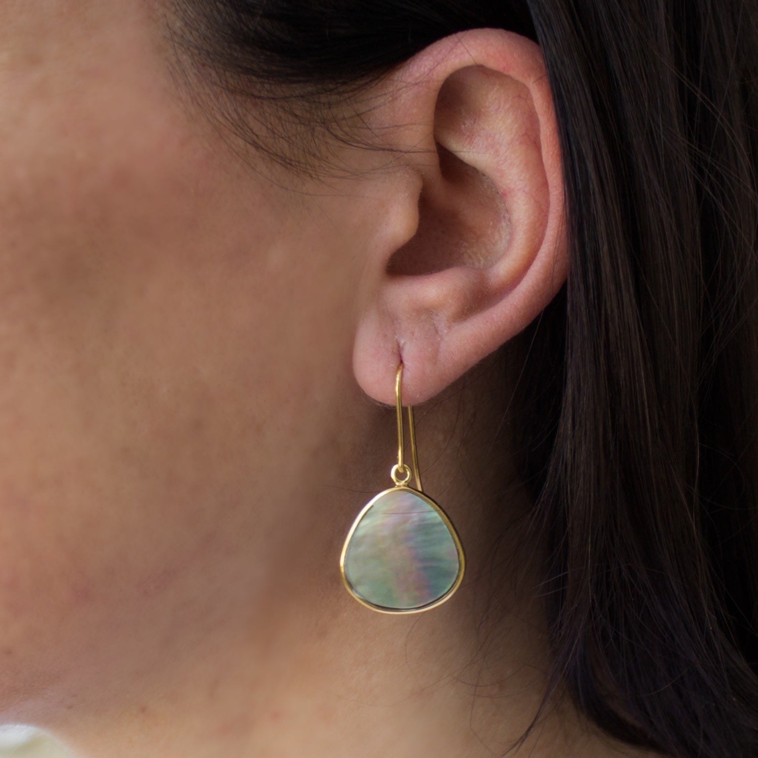 Tahiti Gold-Plated Earrings