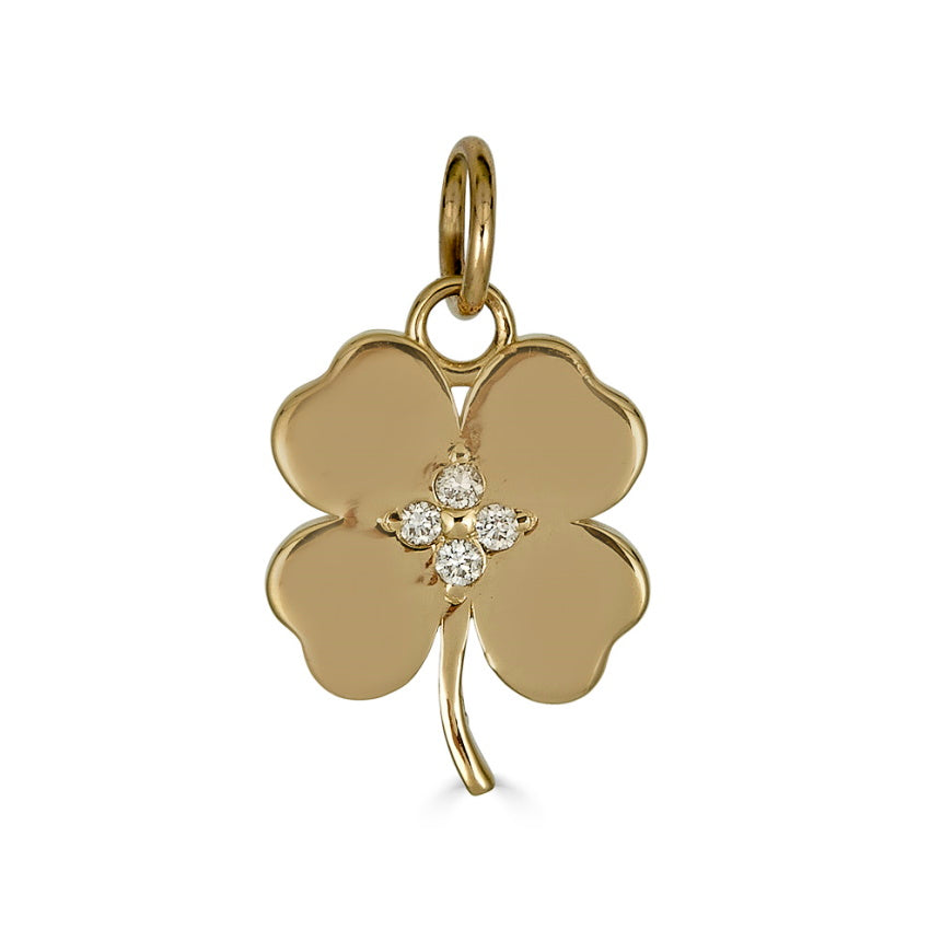 Diamond 4 Leaf Clover Necklace