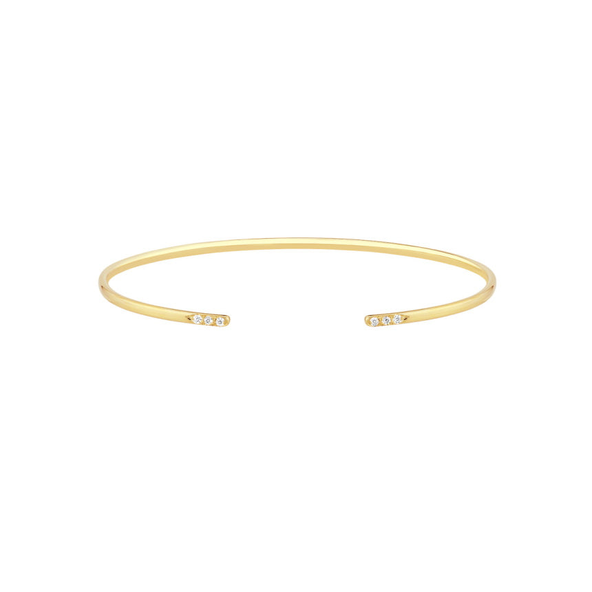 Diamond Bar Cuff Bracelet