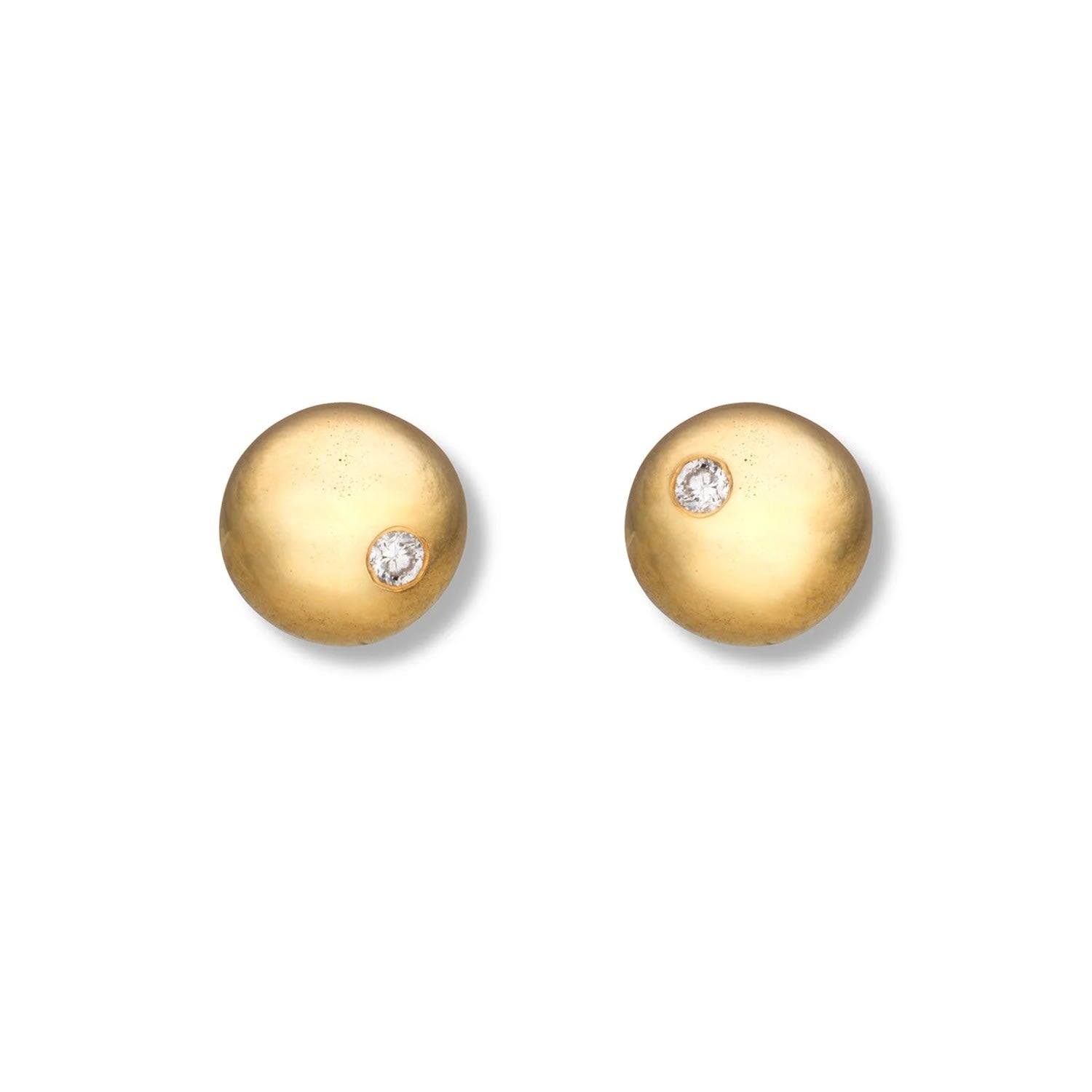 Diamond Bubble Earrings 14K Gold