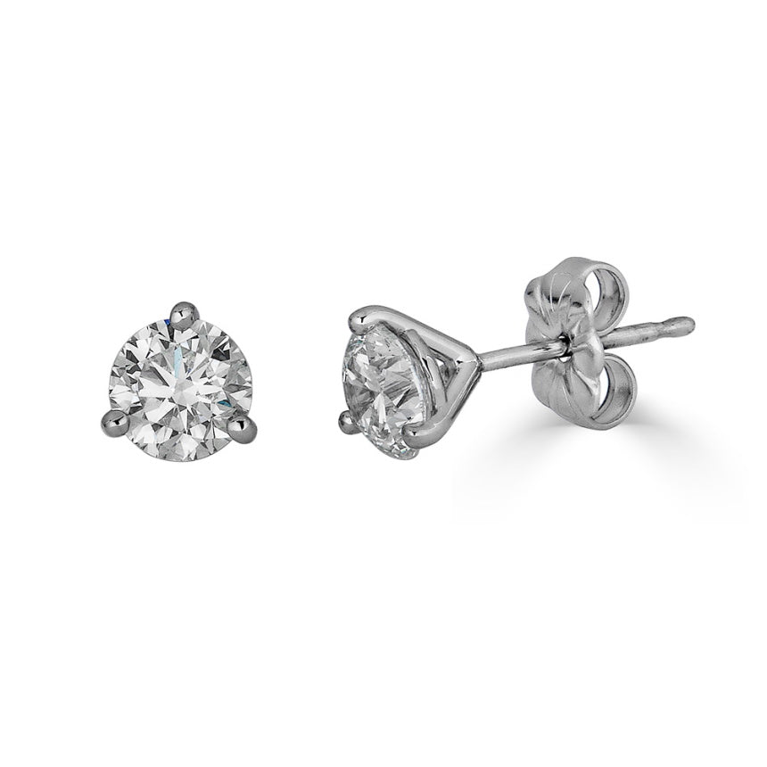 Diamond Earrings 1 Carat Studs