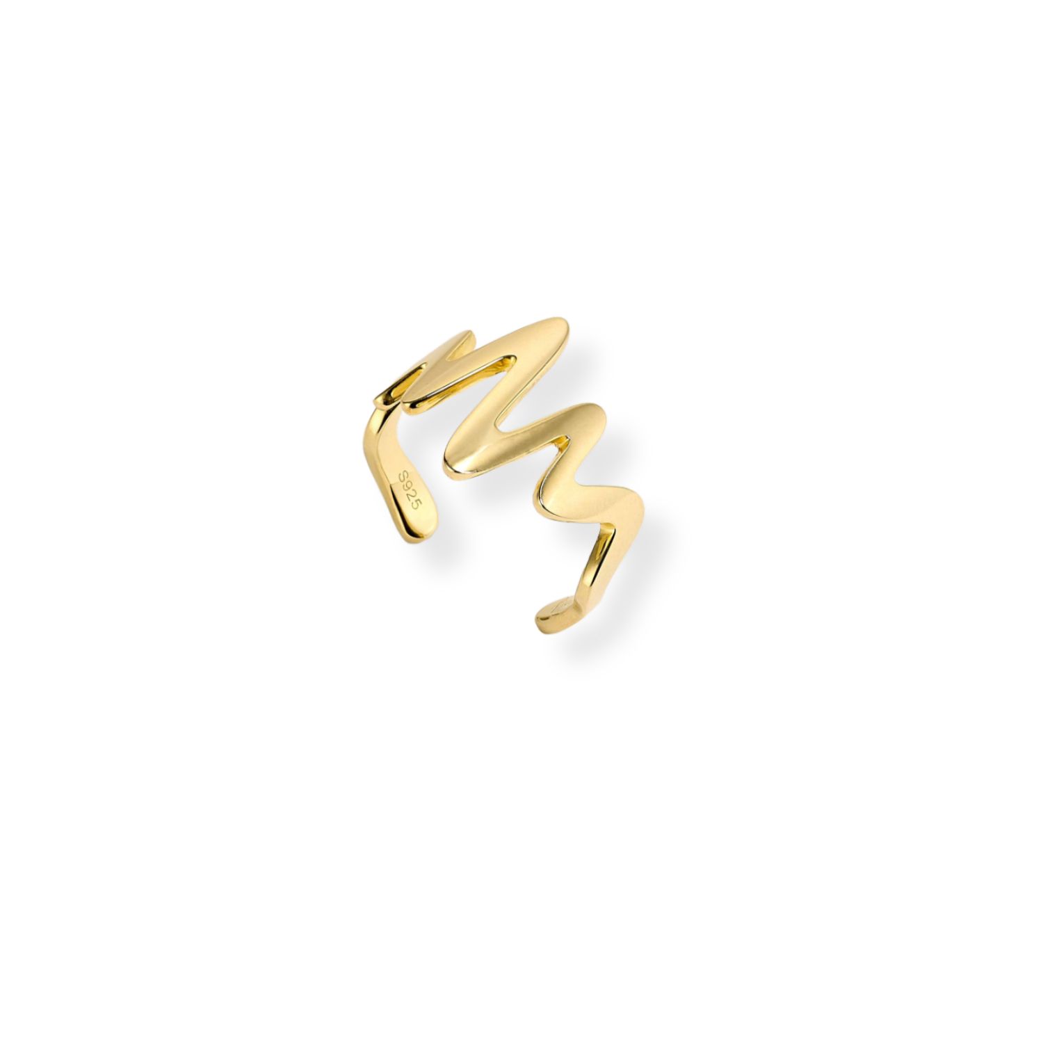 Diana Heartbeat Ring Gold