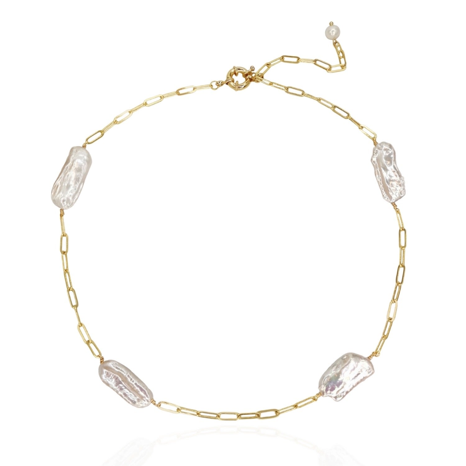 Penelope Keshi Pearl Chain Necklace