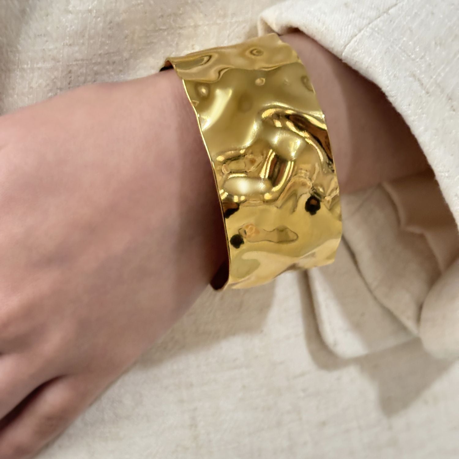 Divine Chunky Cuff Bracelet