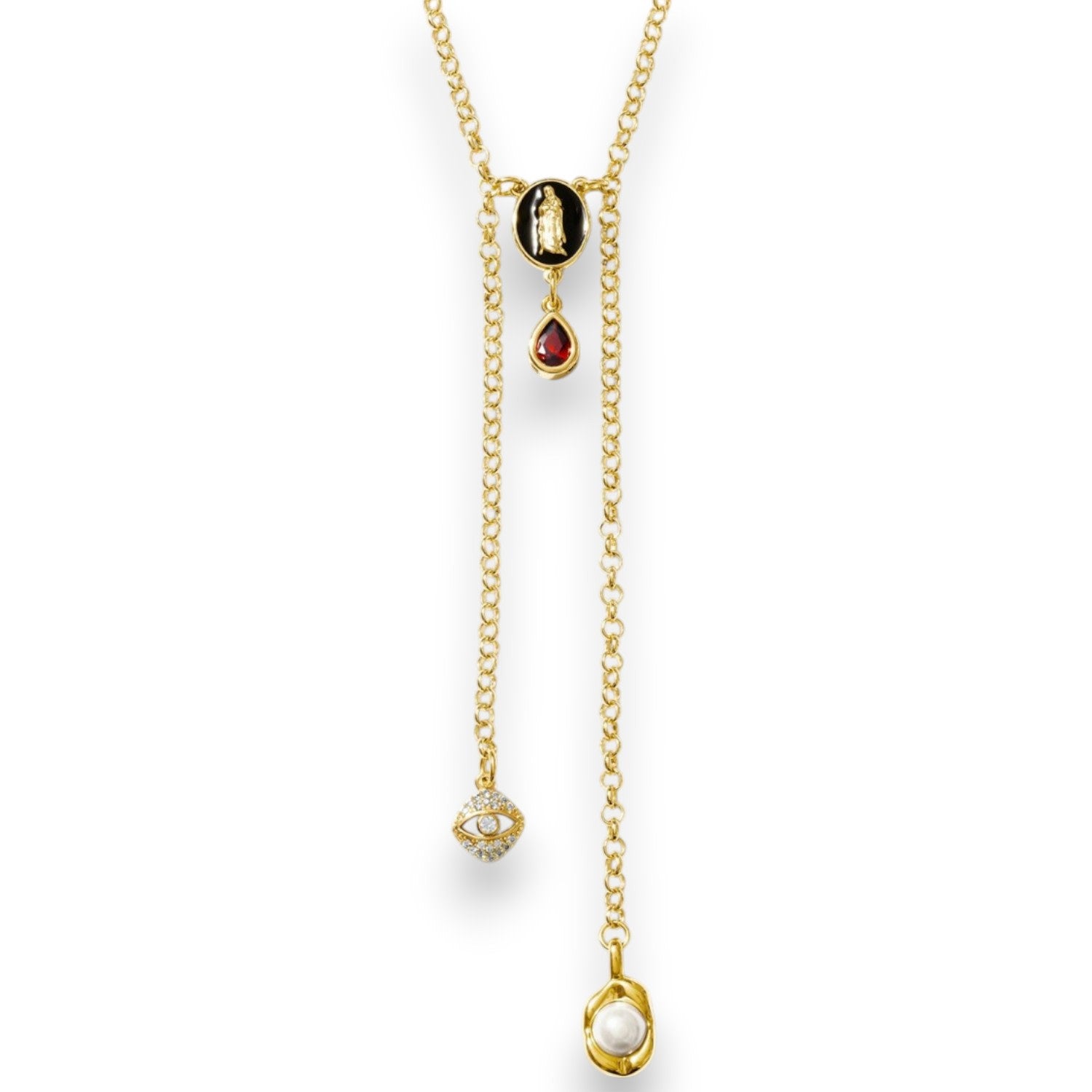 Divine Double Drop Lariat