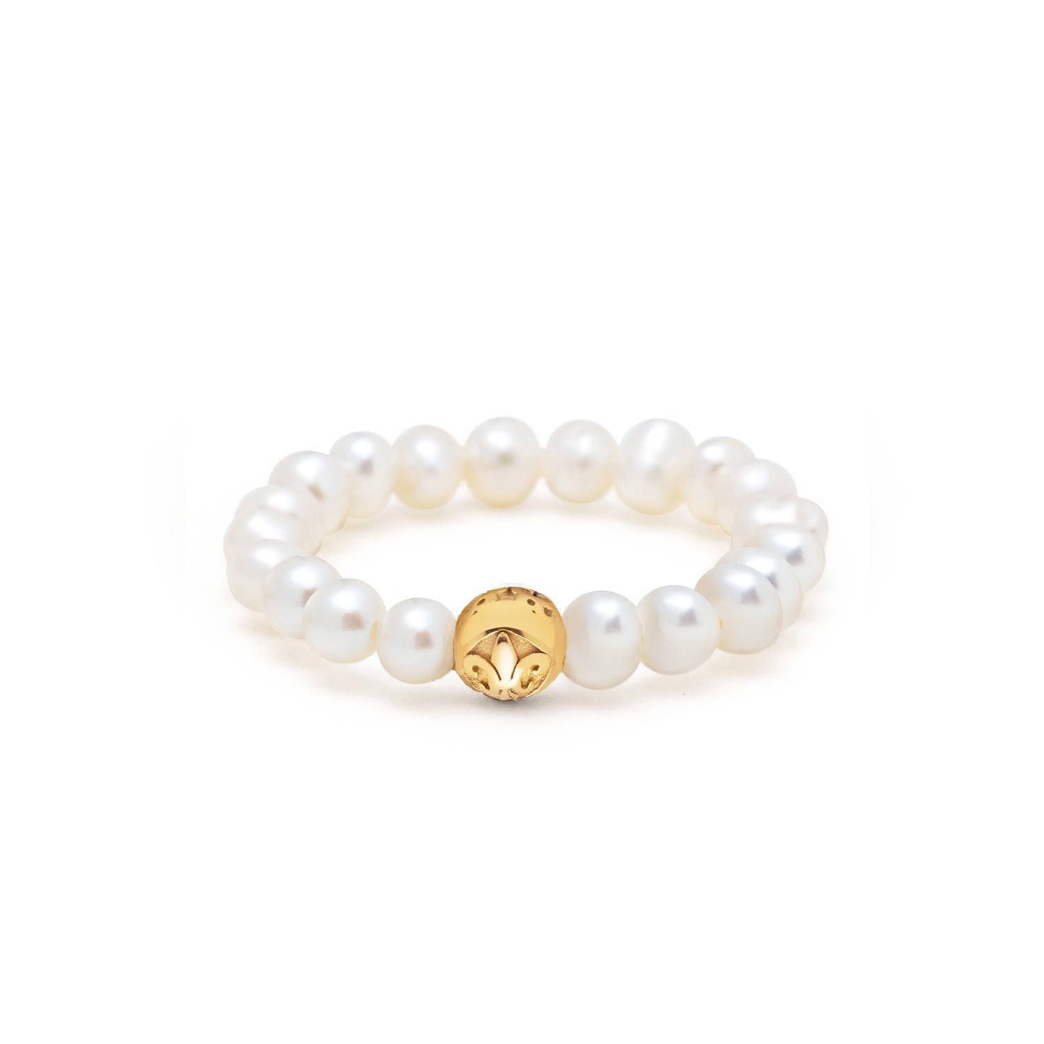 Women's Beaded Pearl Ring
