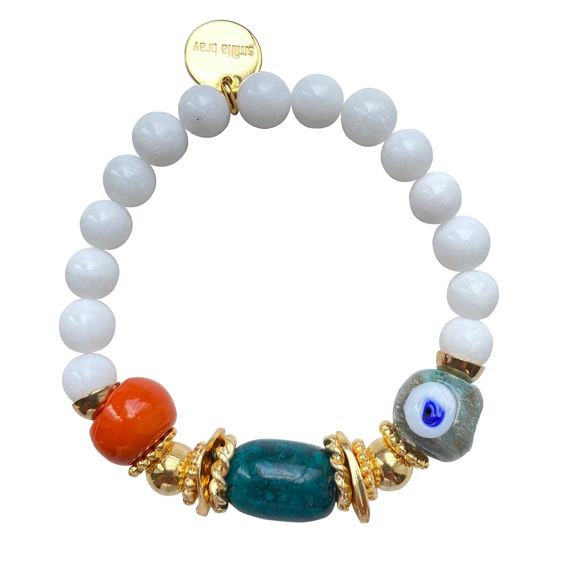 Evil Eye Ceramic Bracelet Peggy