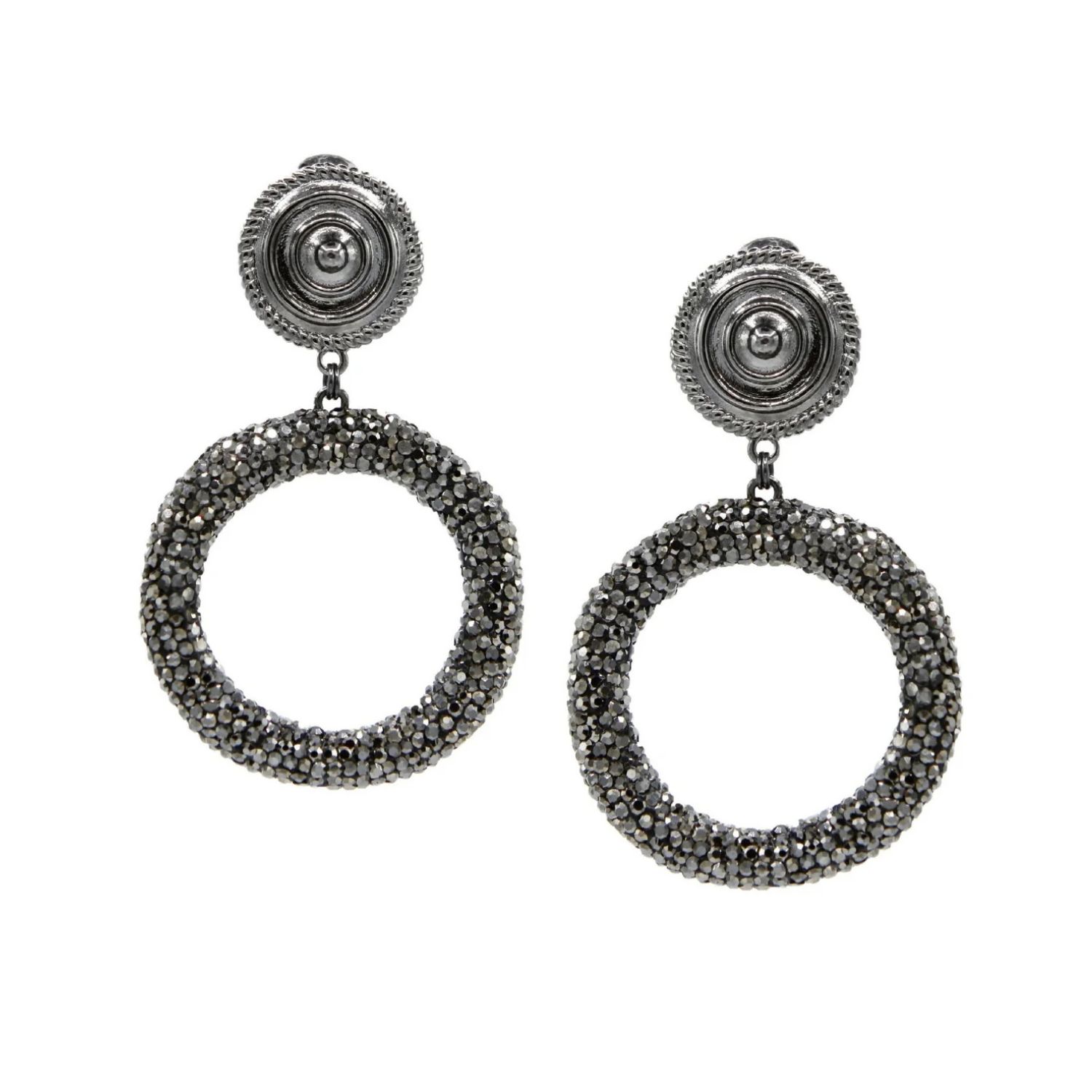 Dolly Pavé Clip On Earrings