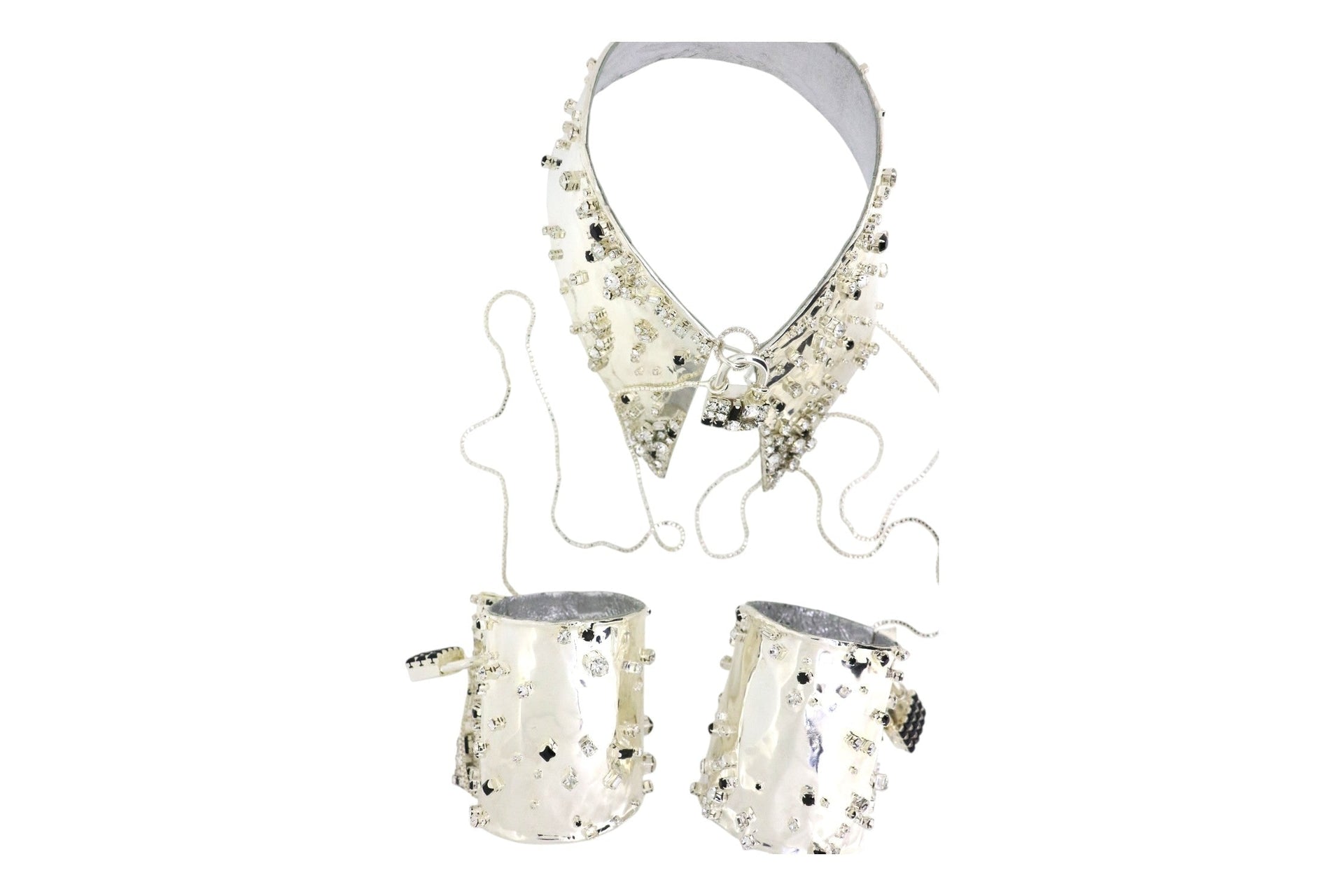 Dominatrix Collar & Cuff Set