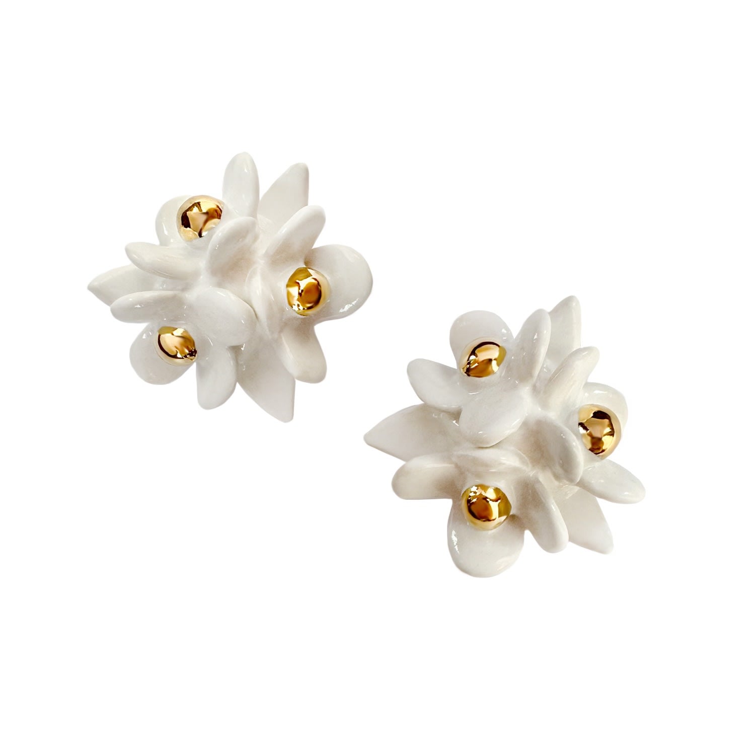 Don't Forget Me Flower Stud Earrings