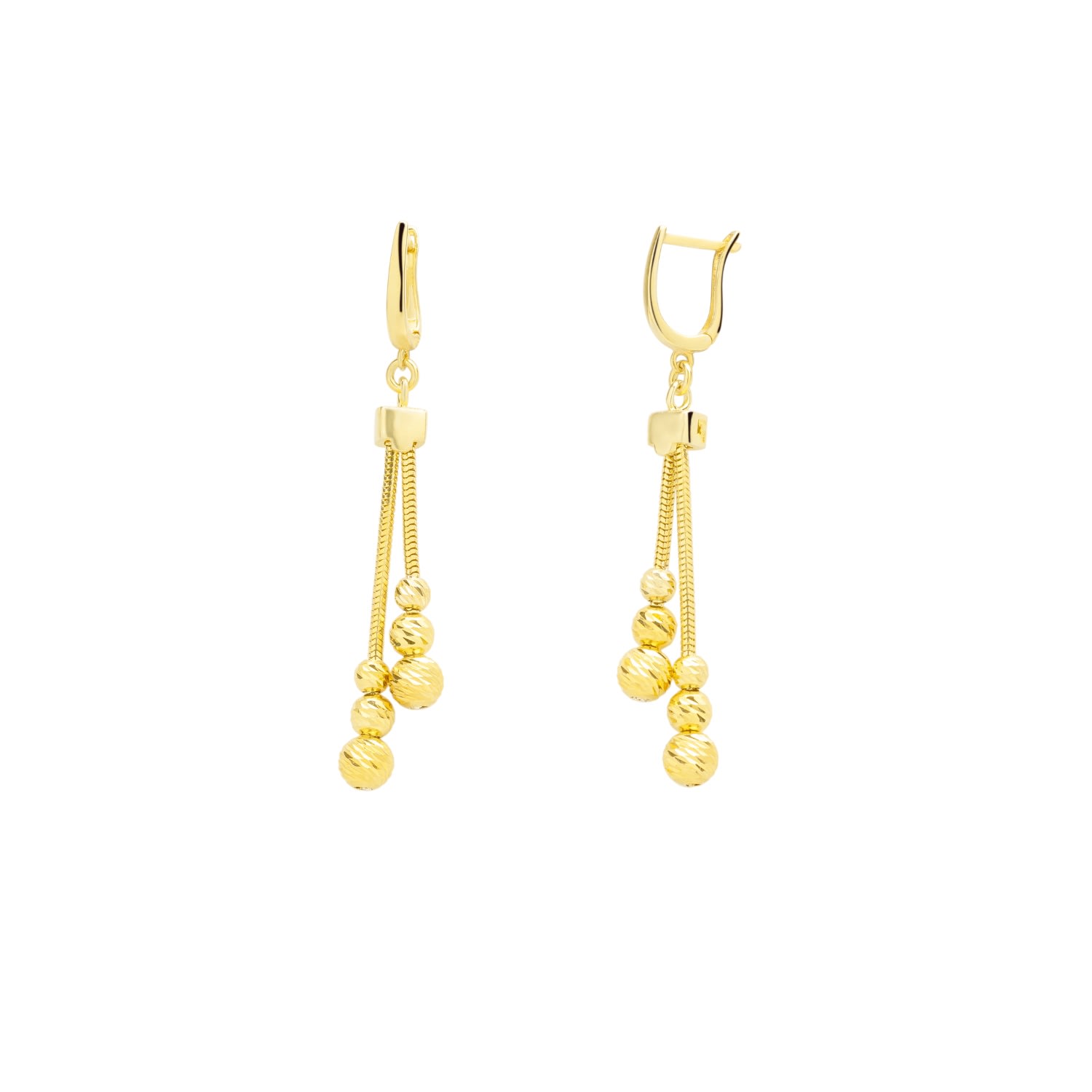 Dorissa Sterling Silver Drop Earring - Gold