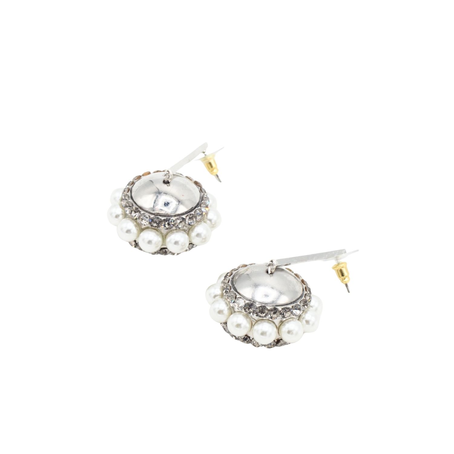 Dos Ovnis Earrings - Silver