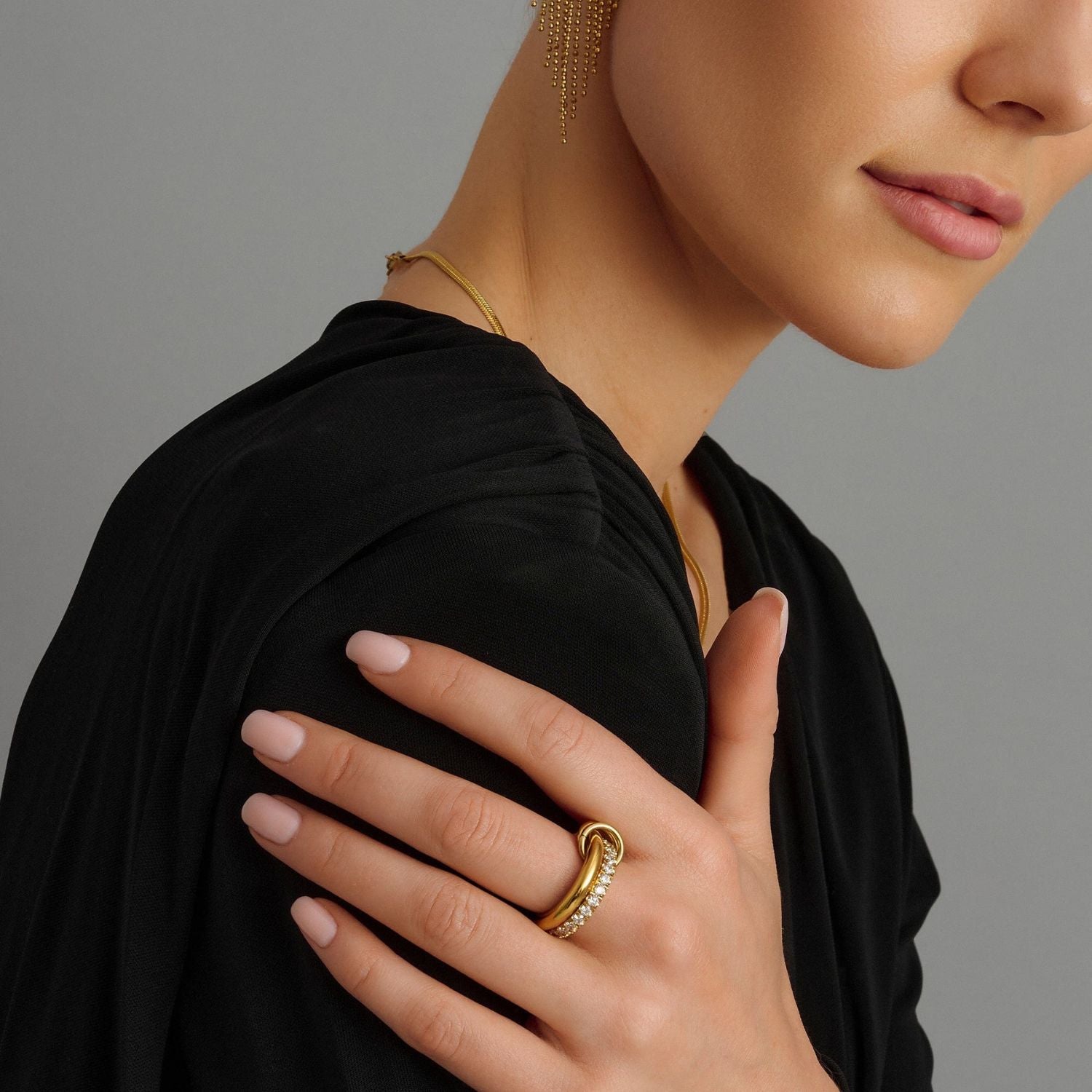 Double Band Ring In Gold