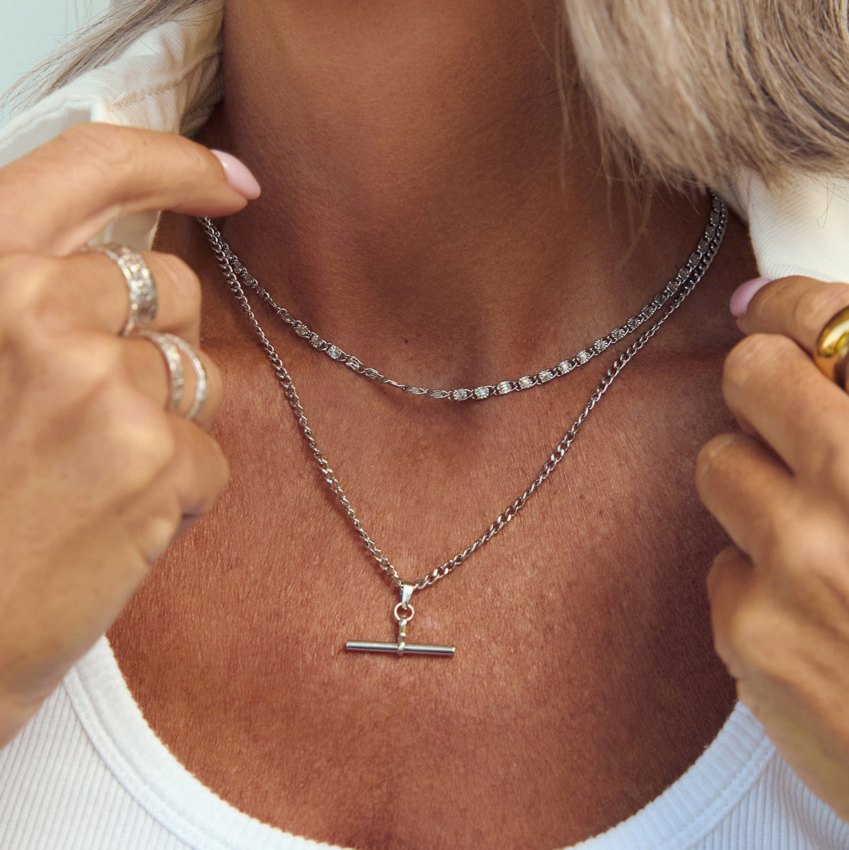 Dragon Silver Chain Necklace