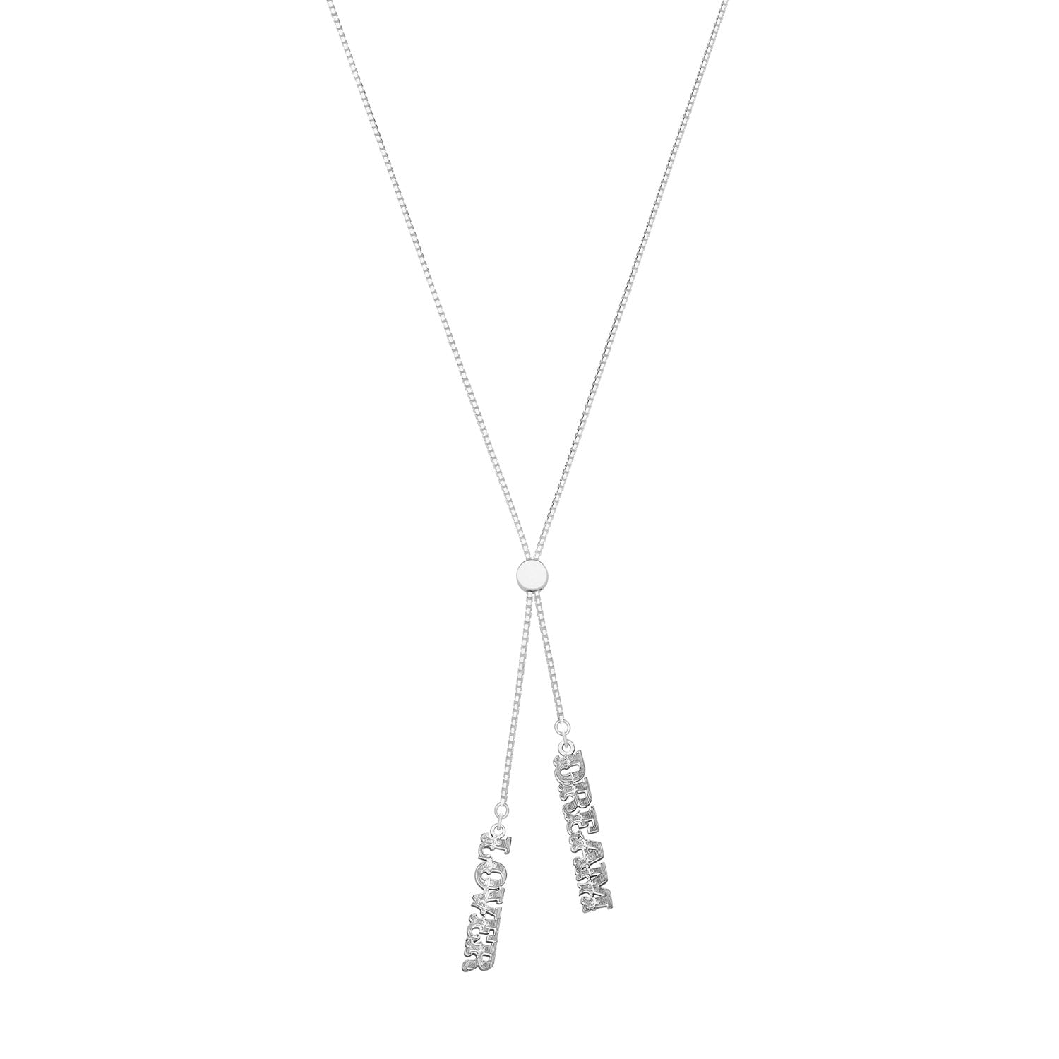 Dream Lover Sterling Silver Sluder Necklace