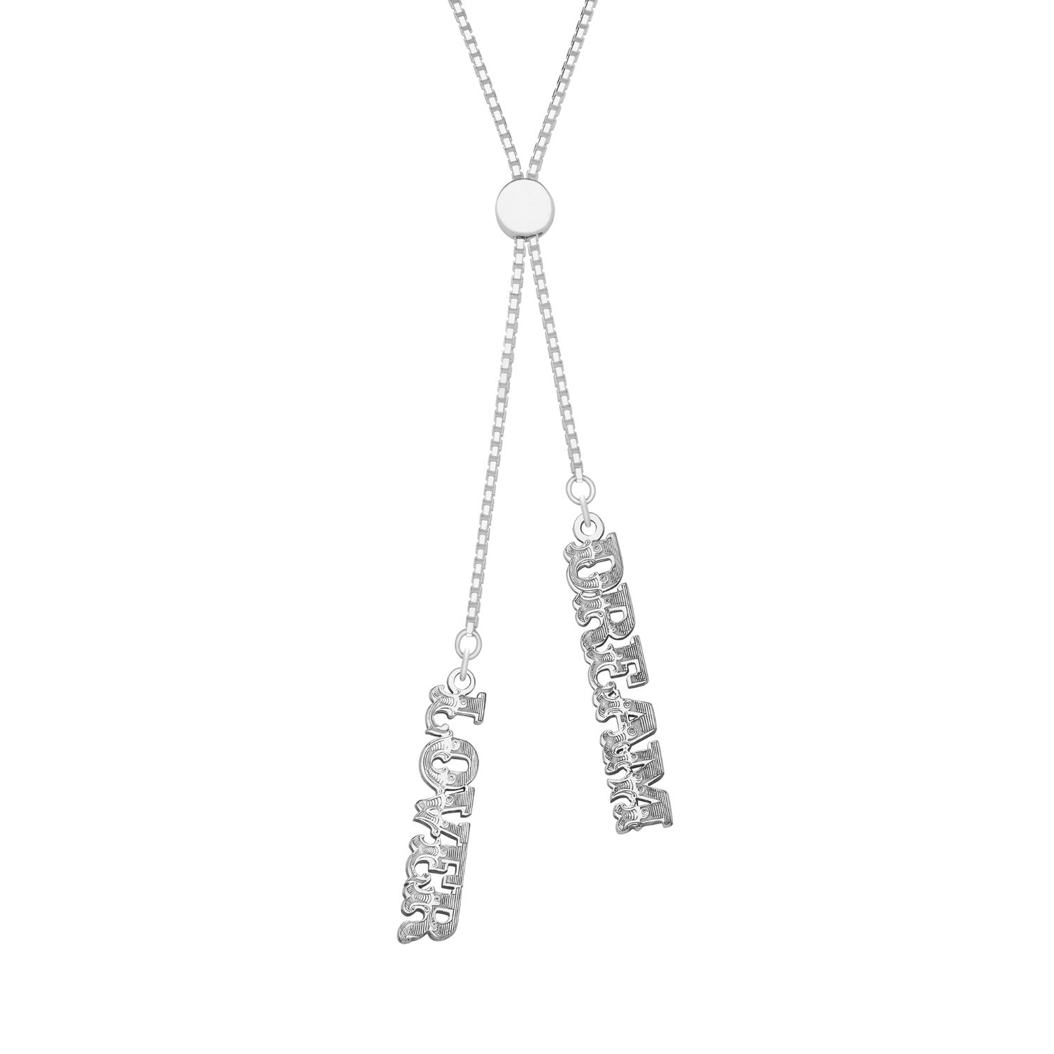 Dream Lover Sterling Silver Sluder Necklace