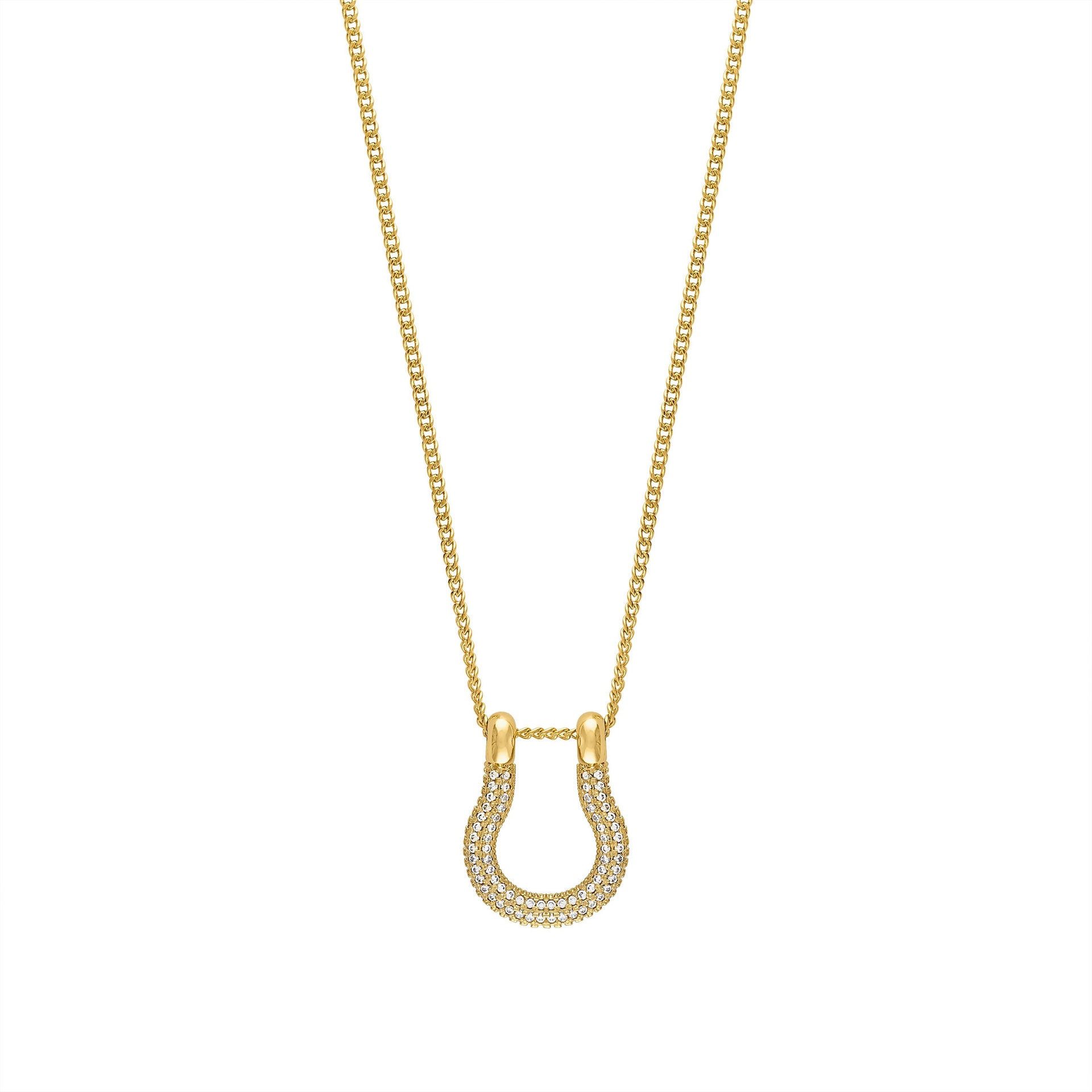Romi Pave Gold Necklace