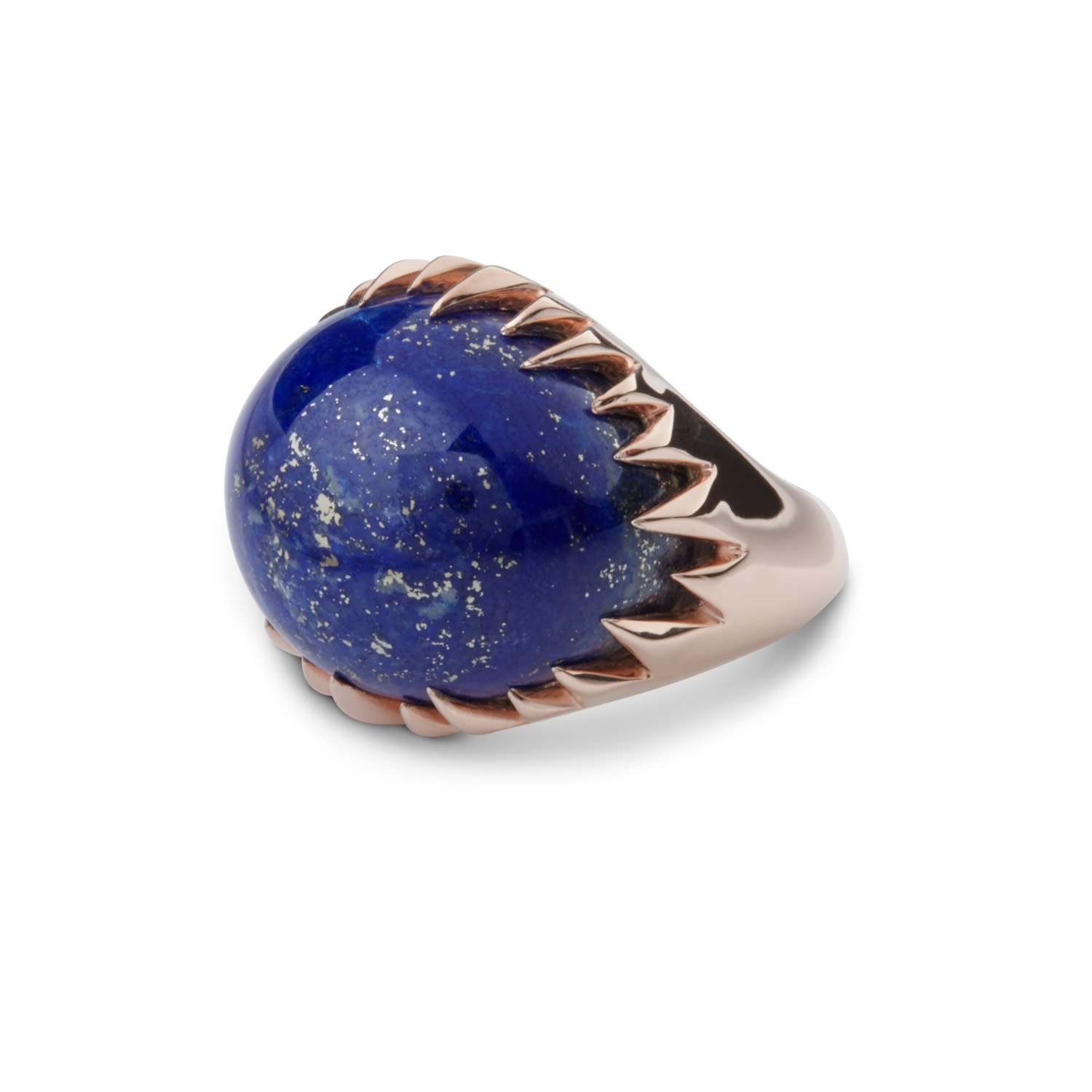 Eye Of Poseidon Ring Rose Gold Lapis