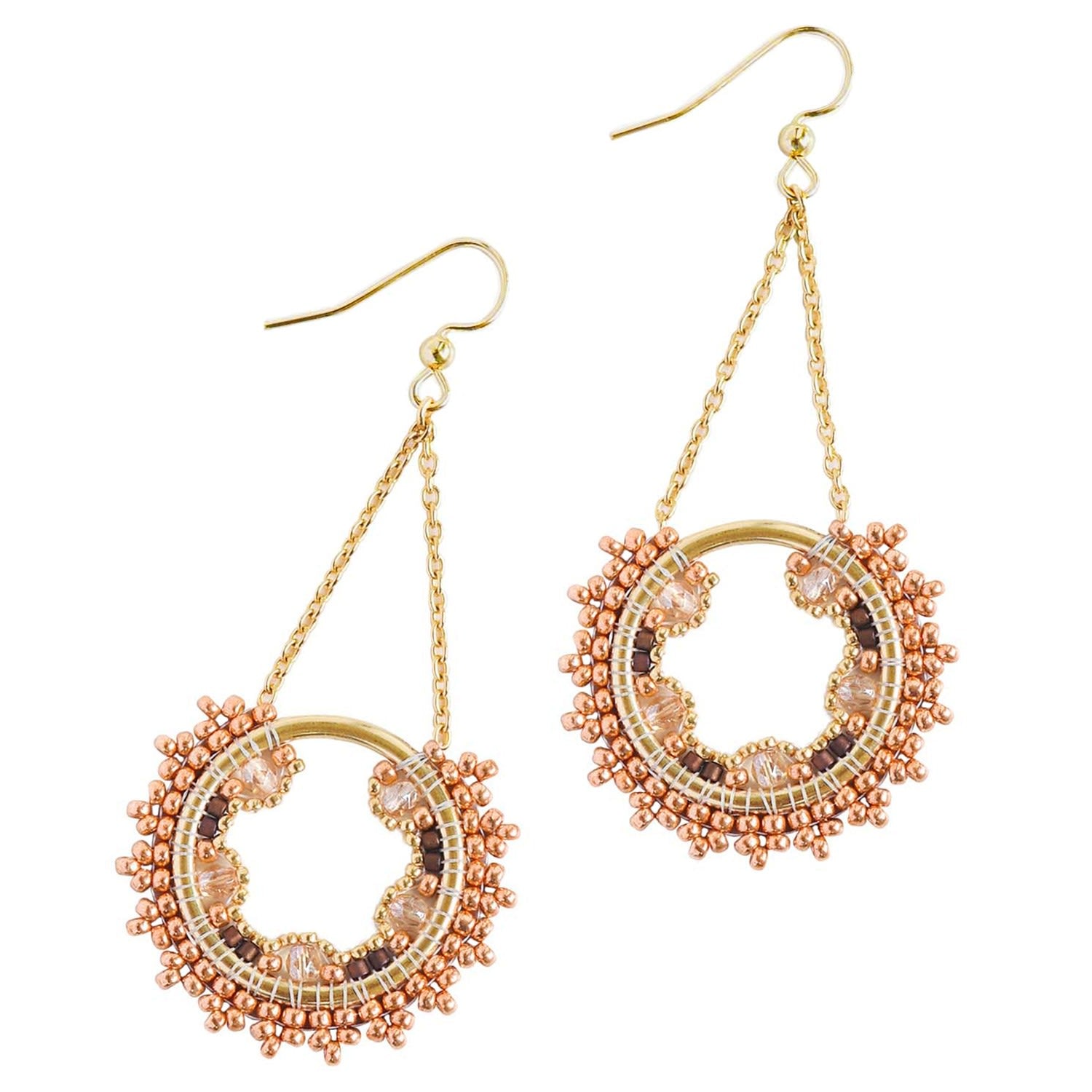 Celestia Swing Earrings - Sienna