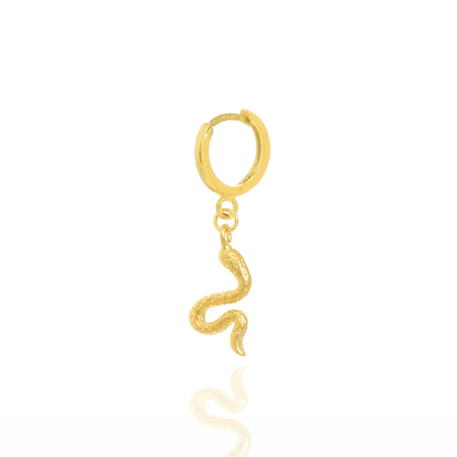 Single Snake Earring