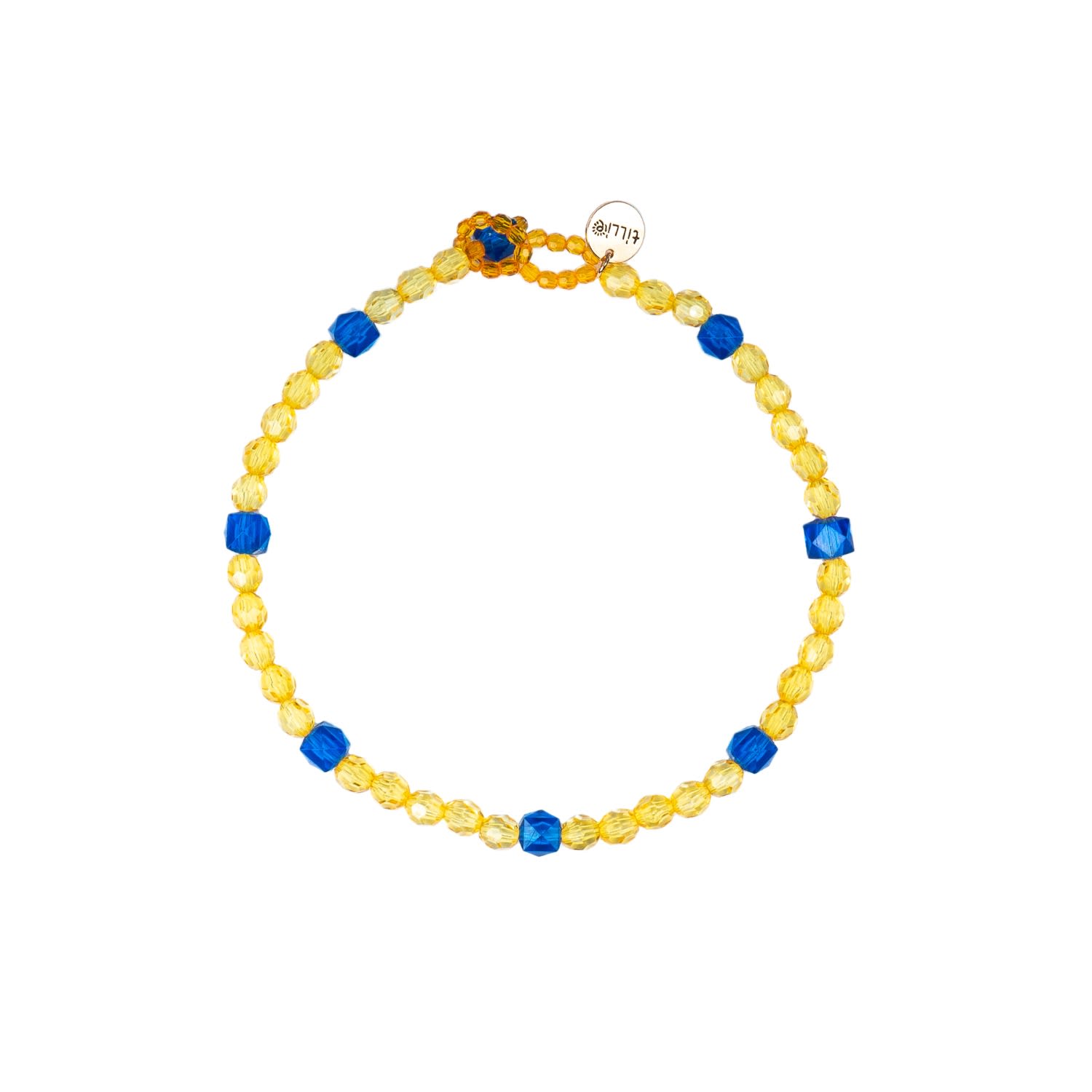 Ducky Yellow Daily Wear Carnival Bead Necklace