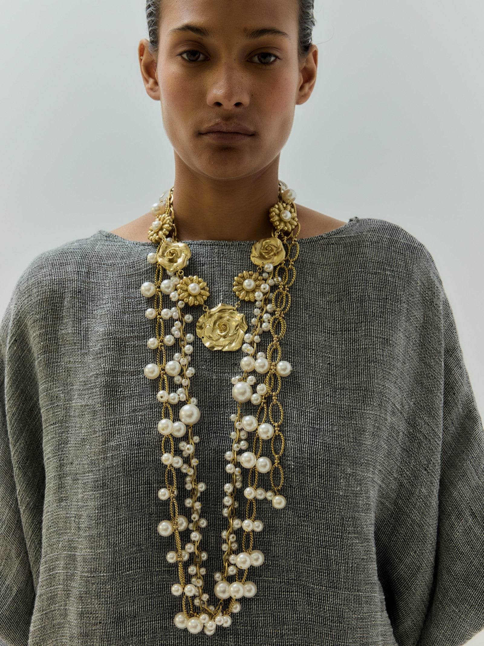 Mimosas Necklace - Gold