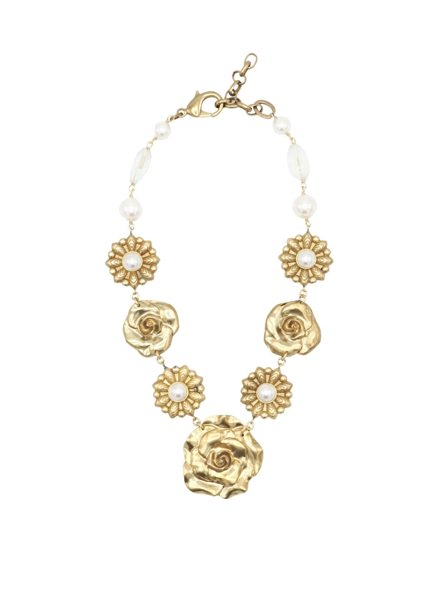 Dues Flors Necklace - White