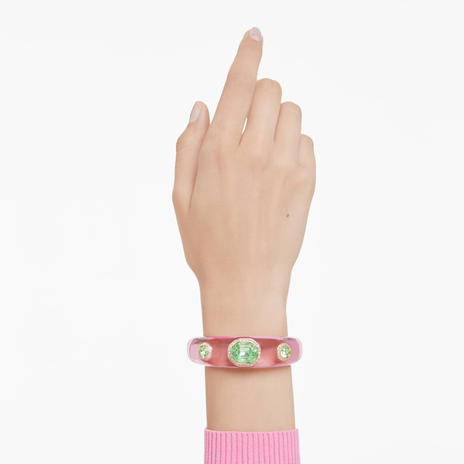 DULCIS CUFF MIXED CUTS MULTICOLORED GOLD TONE PLATED