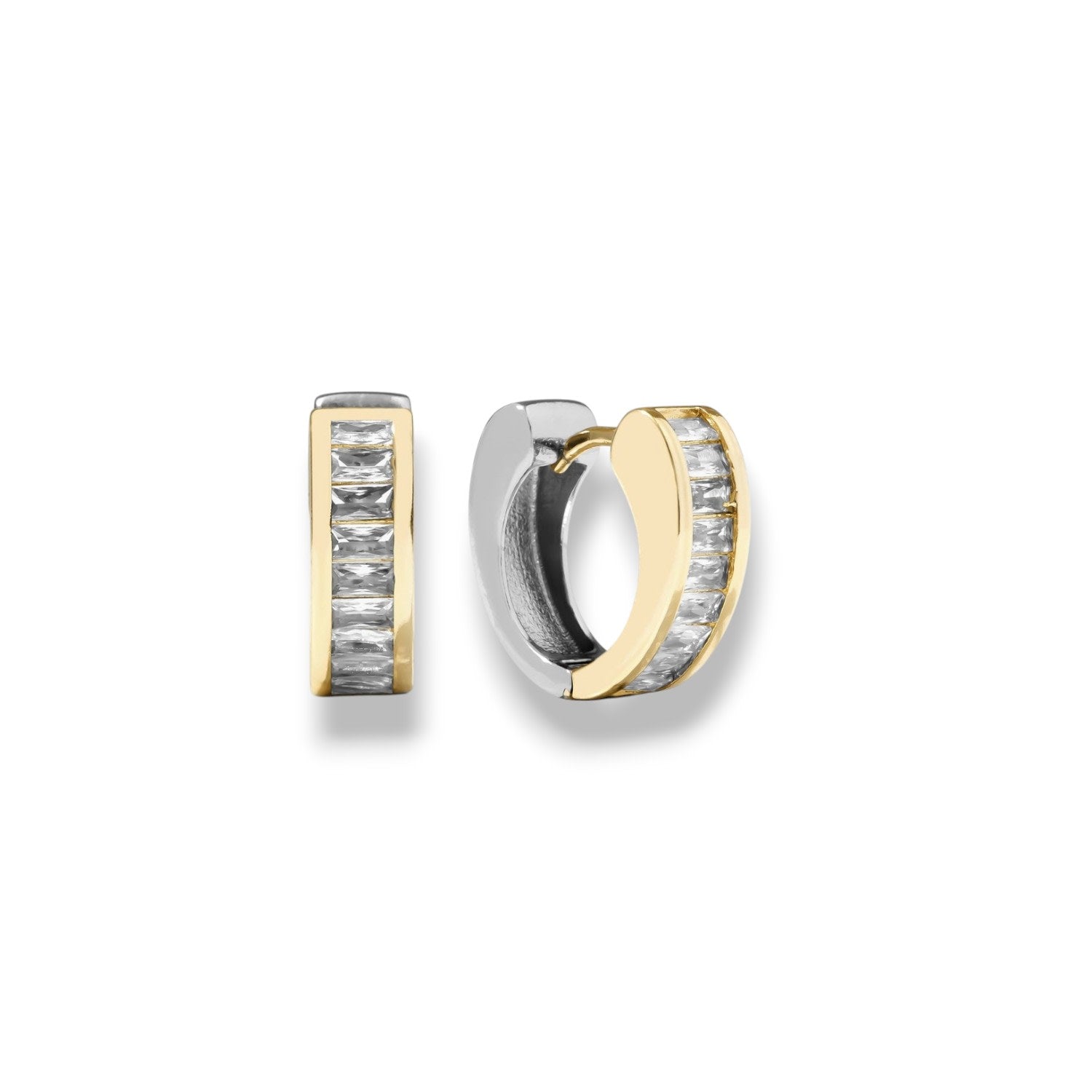 Duo Baguette Hoops