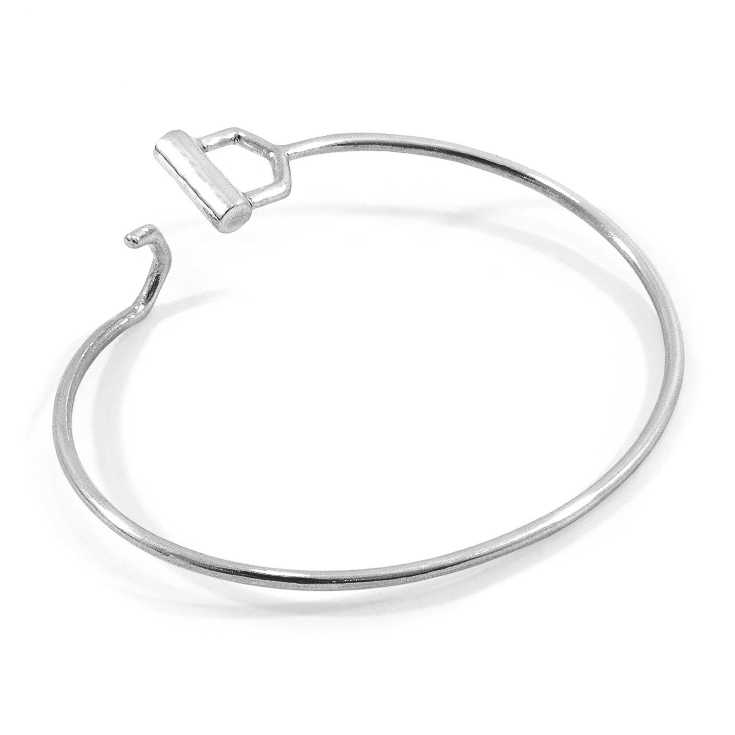 Hardy Buckle Midi Geometric Silver Bangle