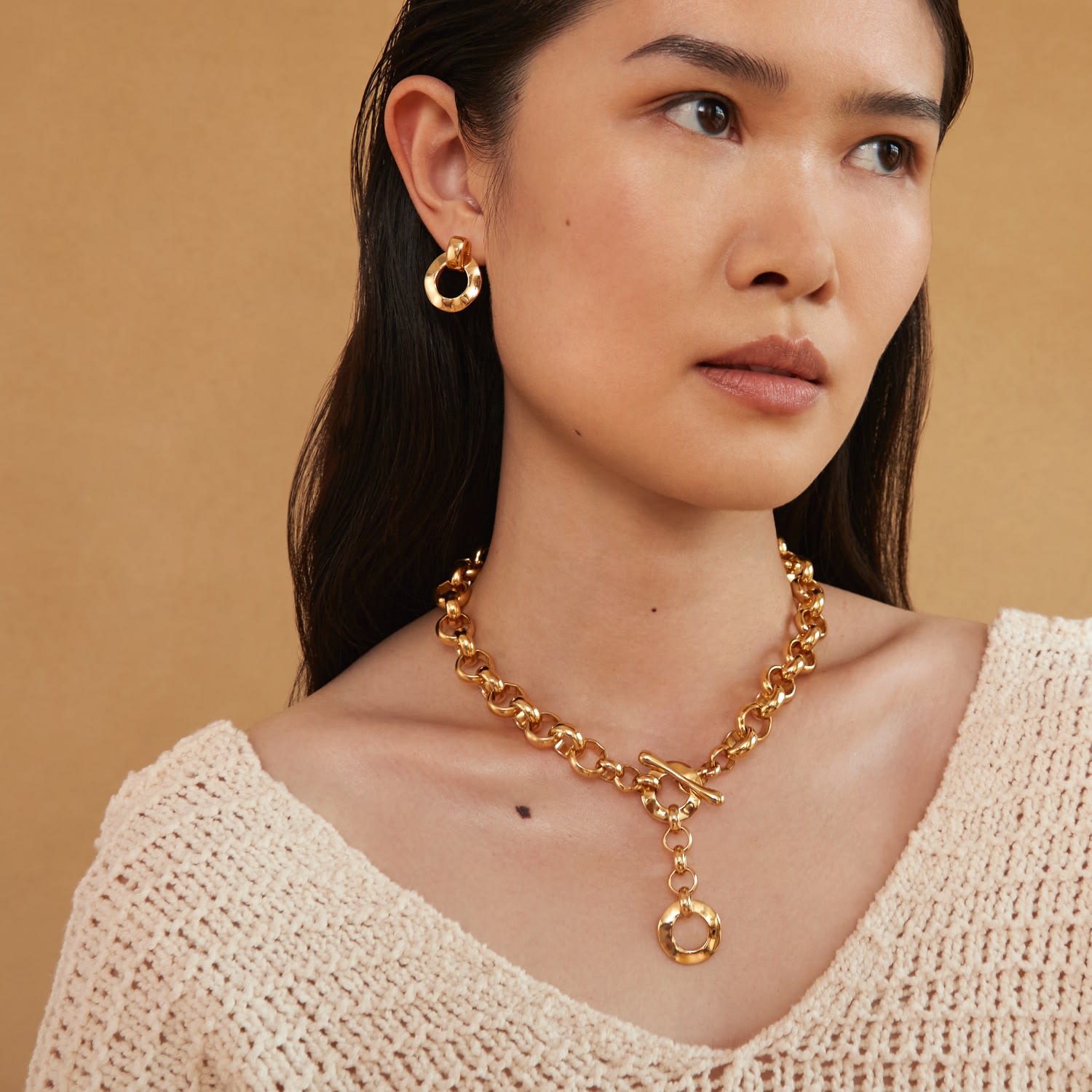 Axel Convertible Collar Gold