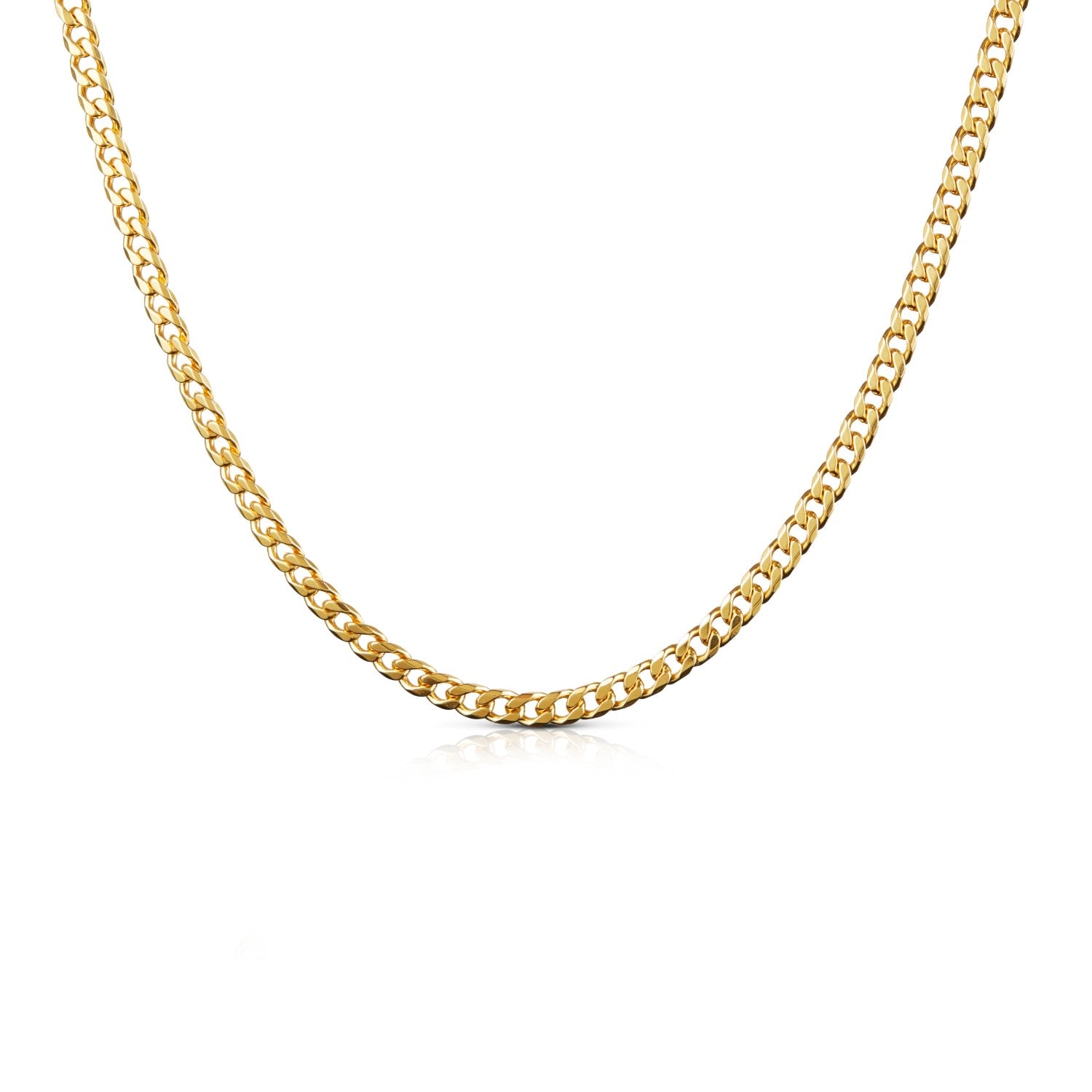 Iron Maiden 5Mm Gold Necklace