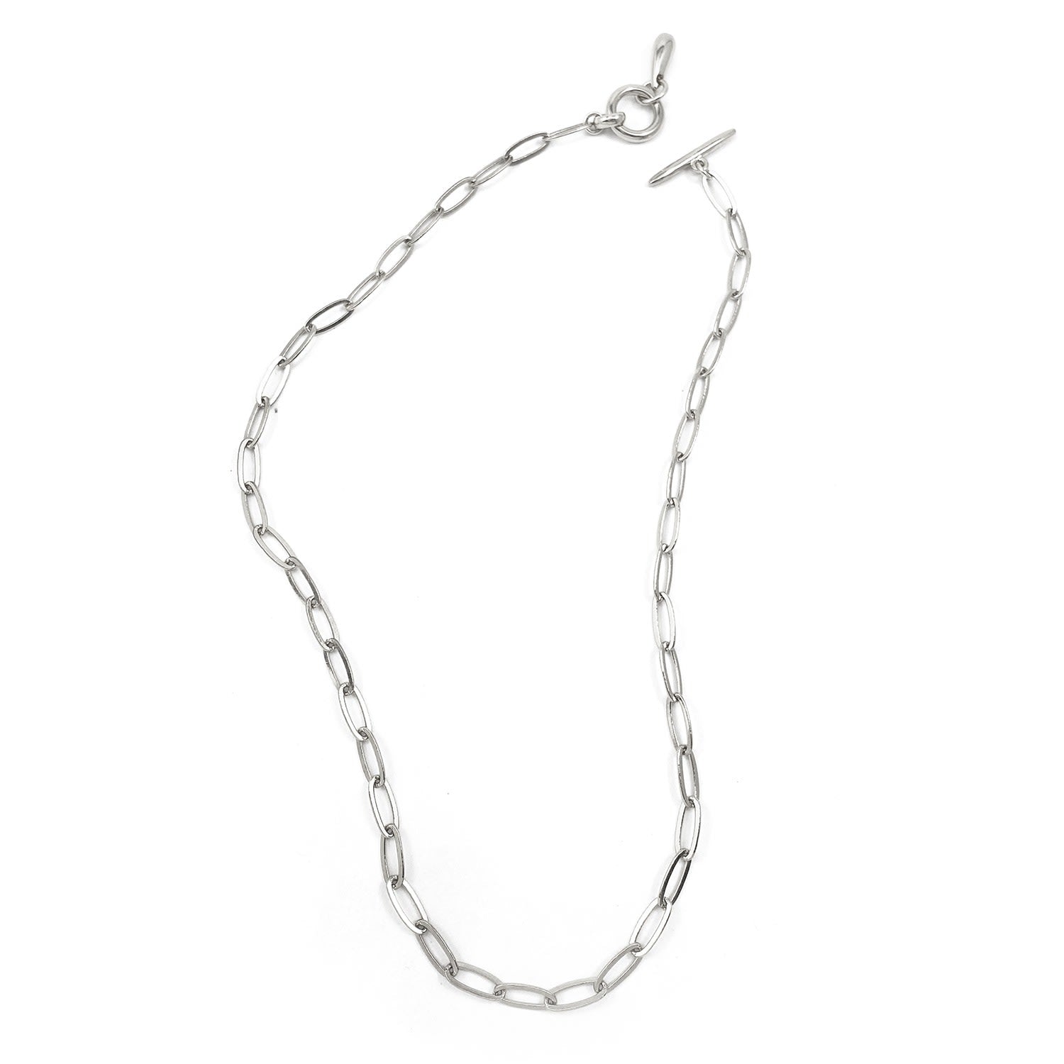 Fine Chainlink Collar - Silver