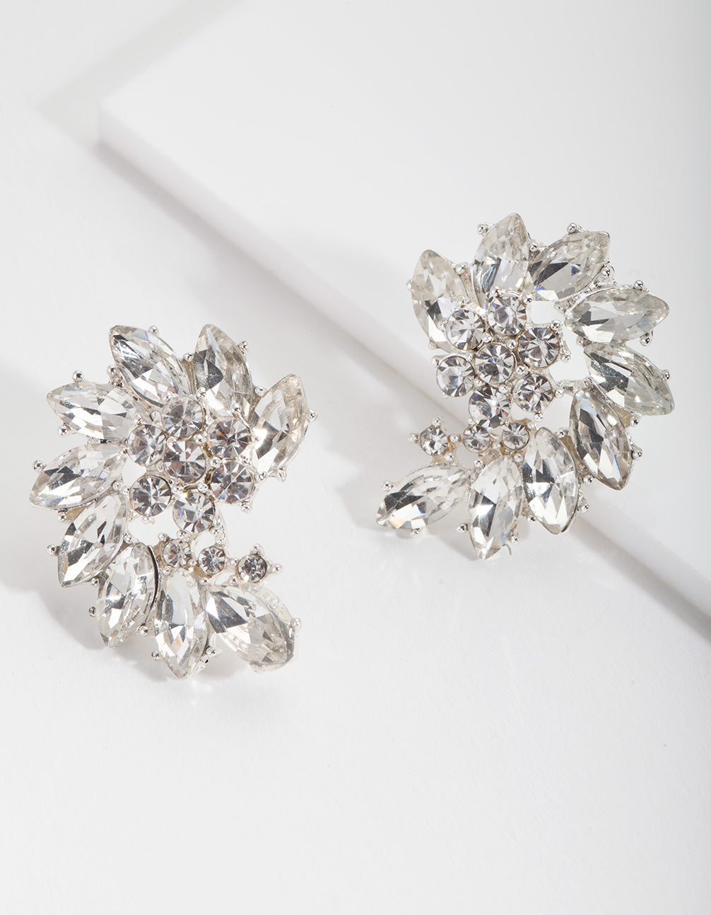 Diamante Crawler Stud Earrings