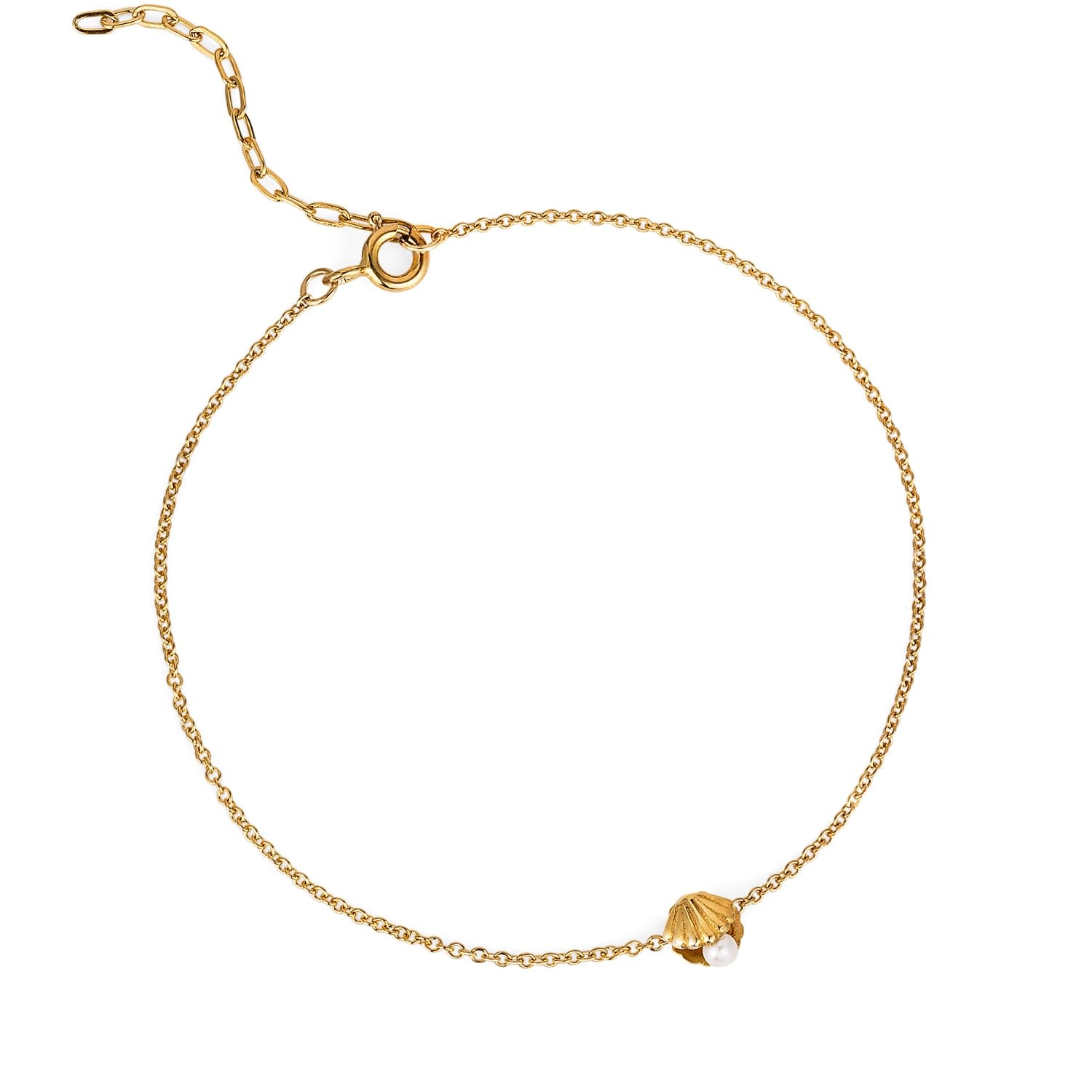 Mini Shell & Pearl Bracelet - Gold