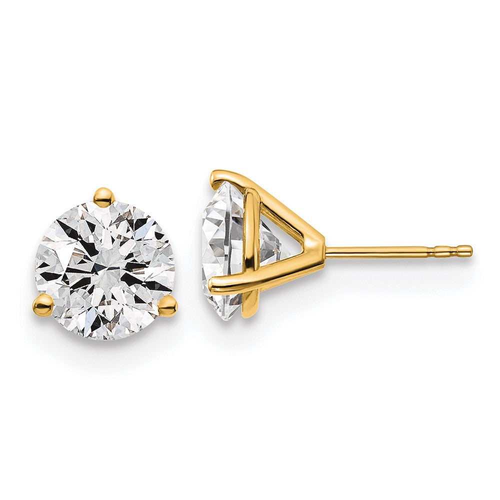 14k Yellow Gold 5 CTW Lab Grown Diamond Stud Earrings
