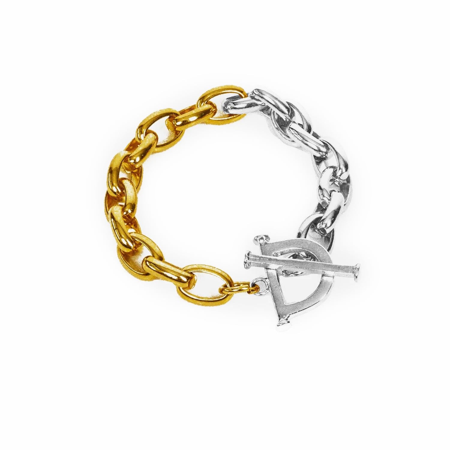 Fifty-Fifty Toggle Bracelet