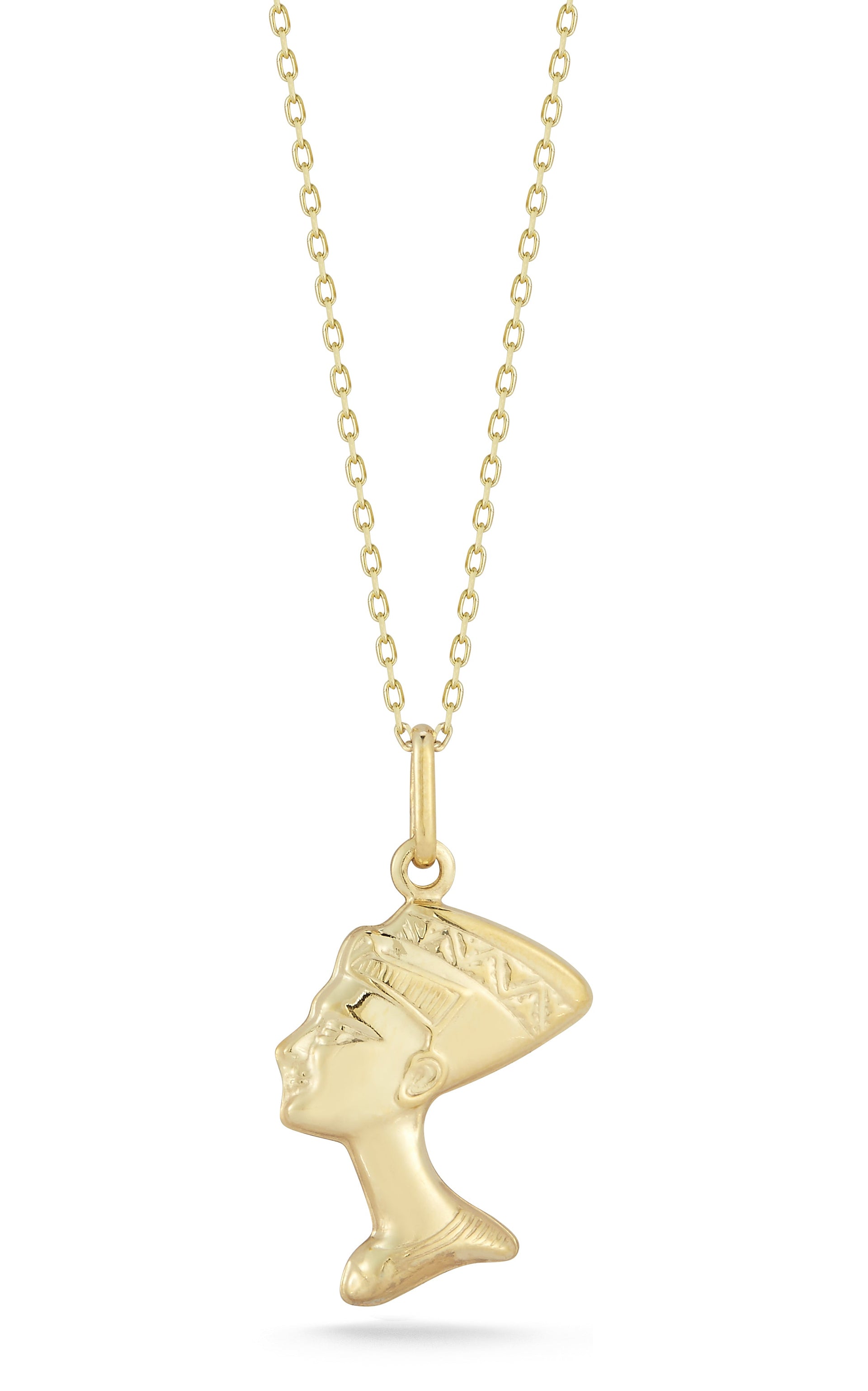 14K Italian Gold Nefertiti Necklace