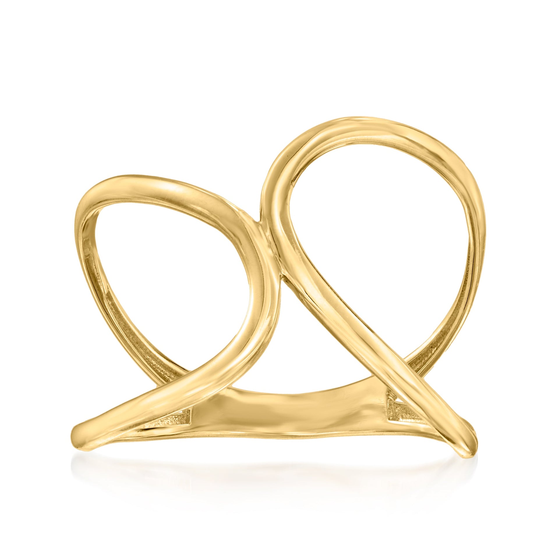 10kt Yellow Gold Open-Space Twist Ring