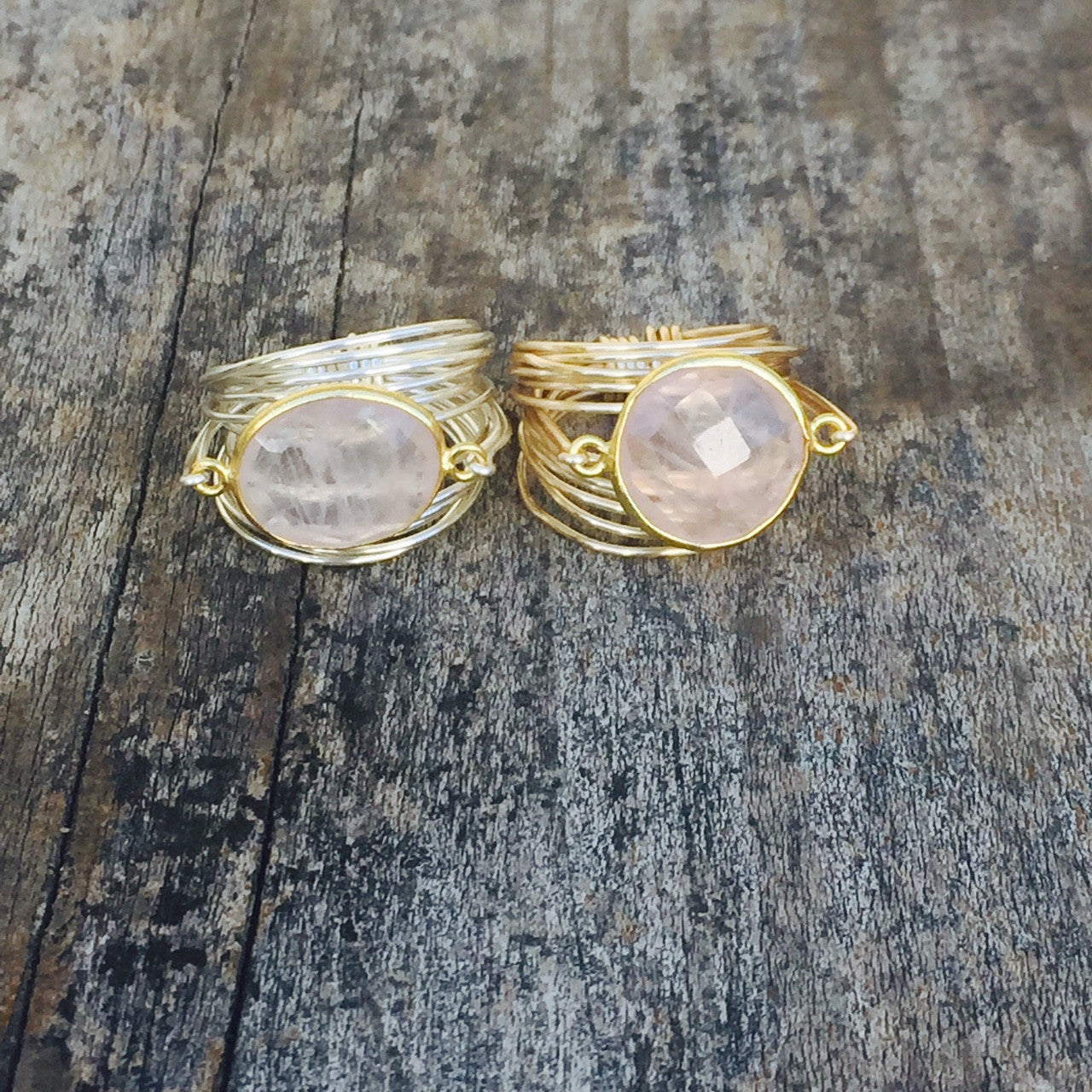 Torrey Ring in Rose Quartz