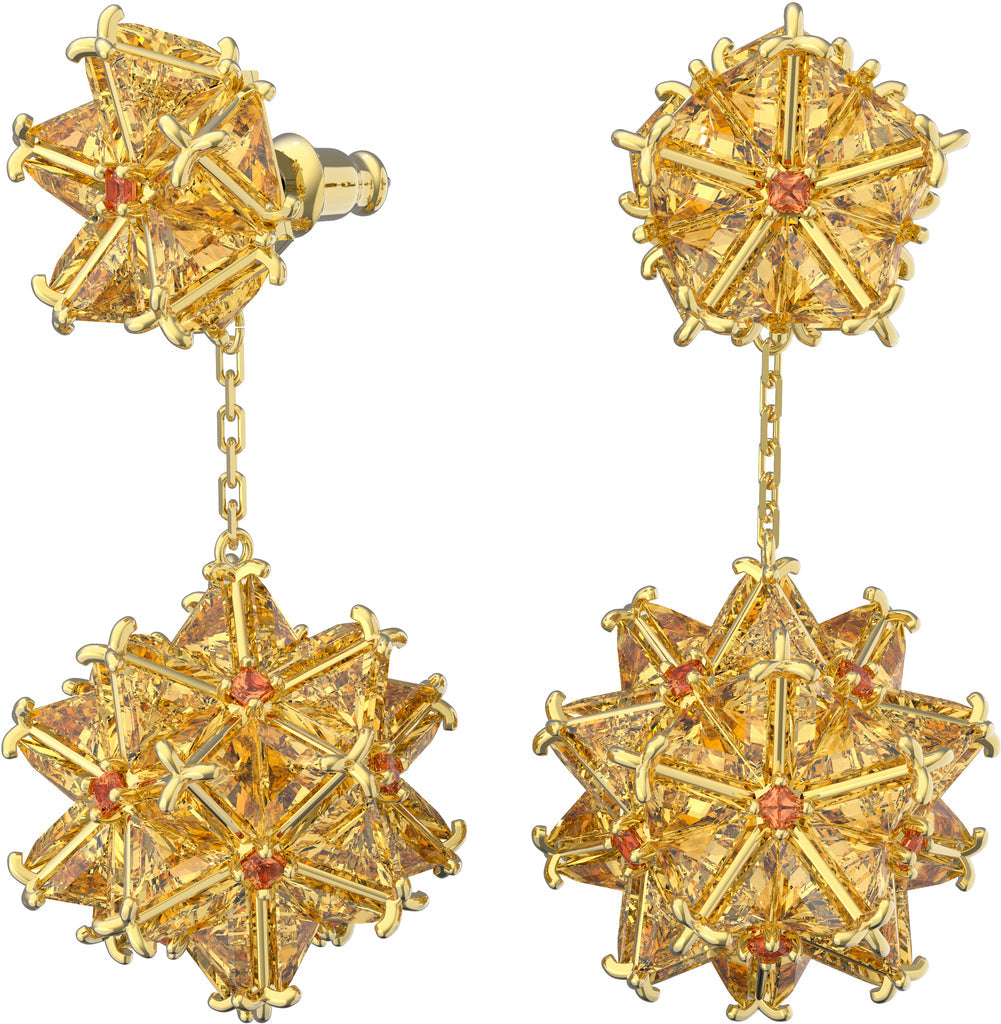 Swarovski Women's Curiosa Yellow Crystal Earrings