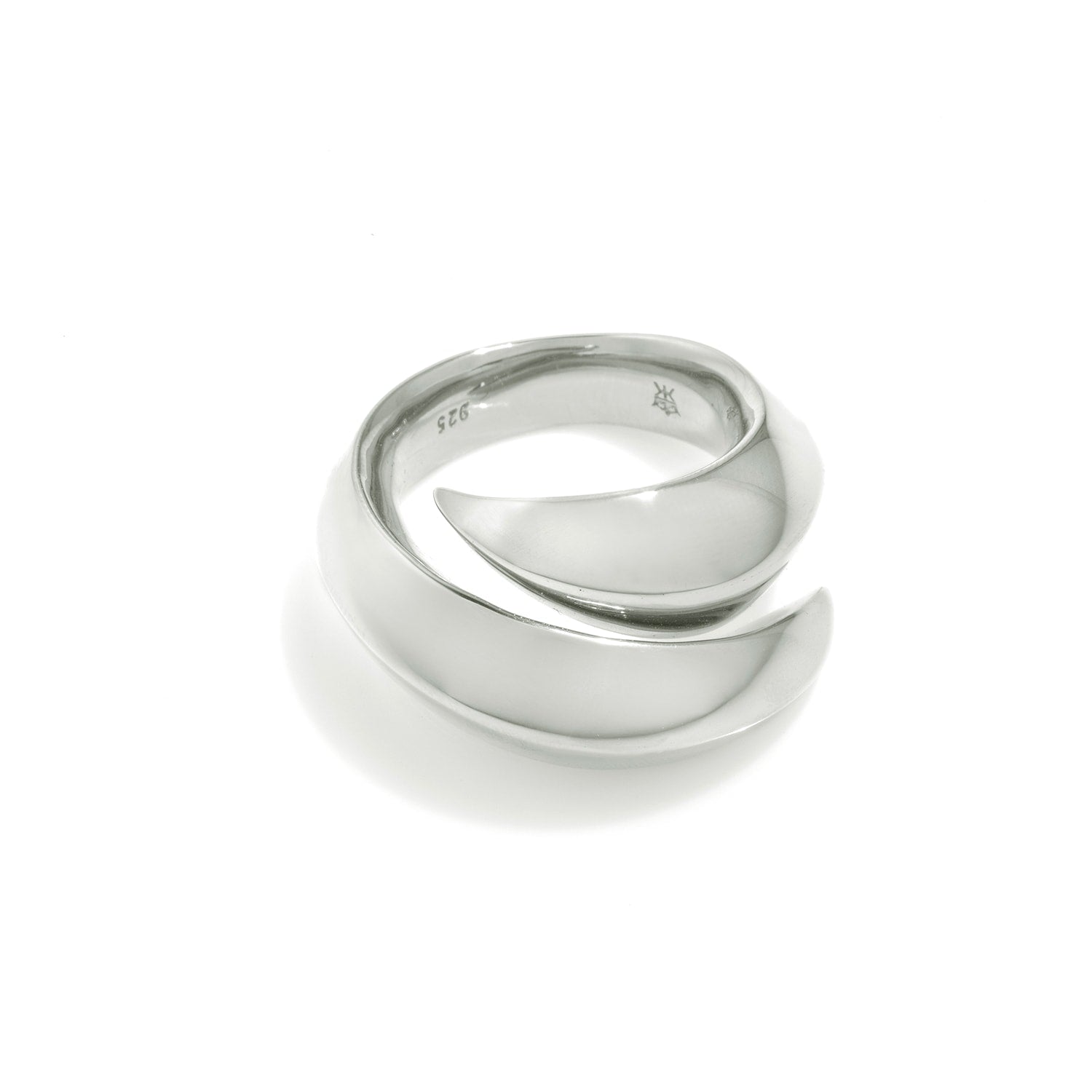 Vampire Claw Ring Silver