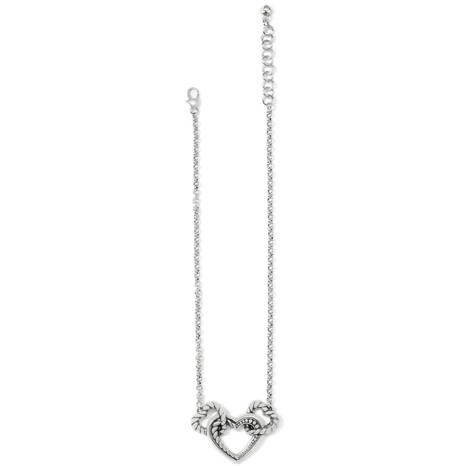 Women's Connected By Love Necklace In Silver