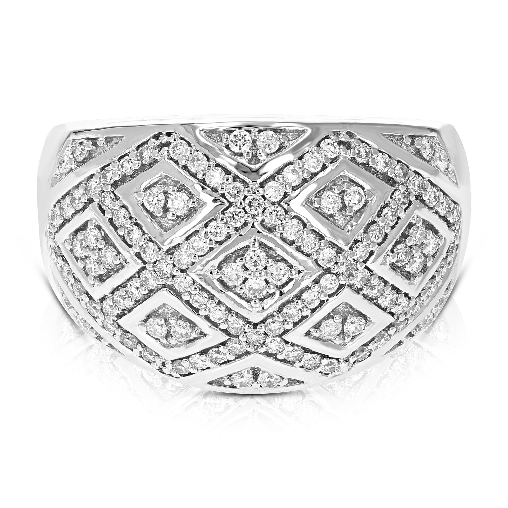 1/2 cttw Round Cut Lab Grown Diamond Engagement Ring .925 Sterling Silver Set