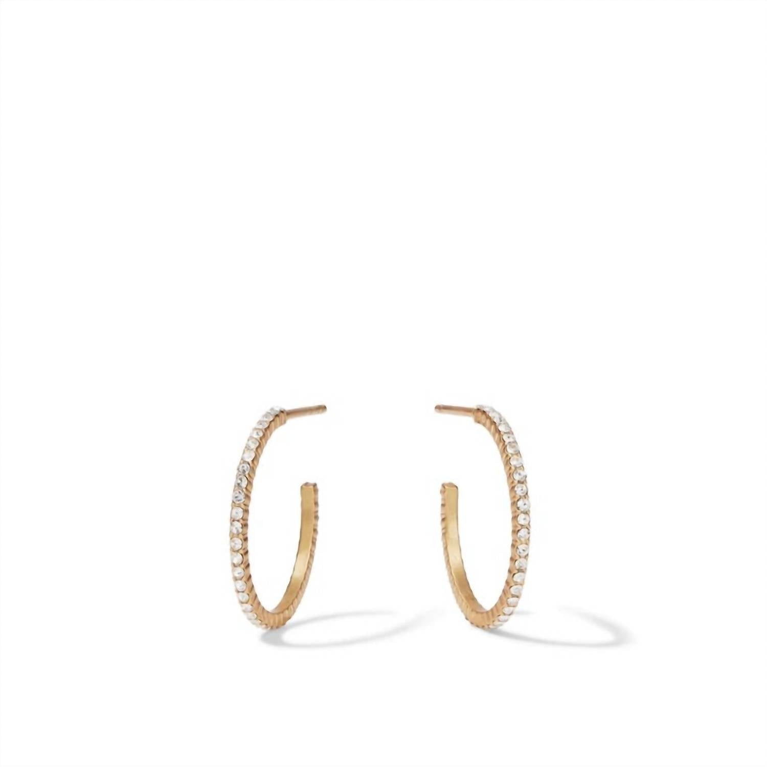 Windsor Hoop Earrings In Gold
