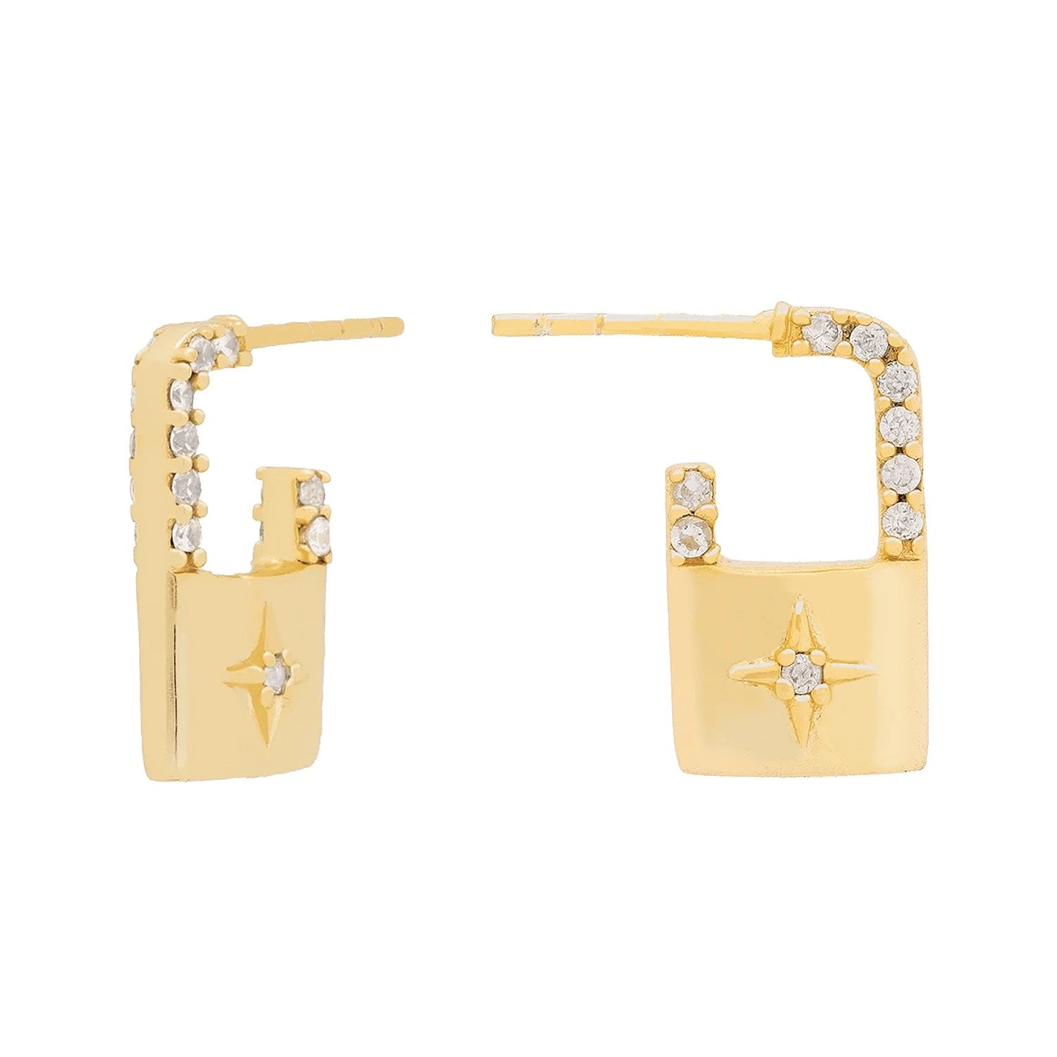 White Goldplated Bianca Earrings