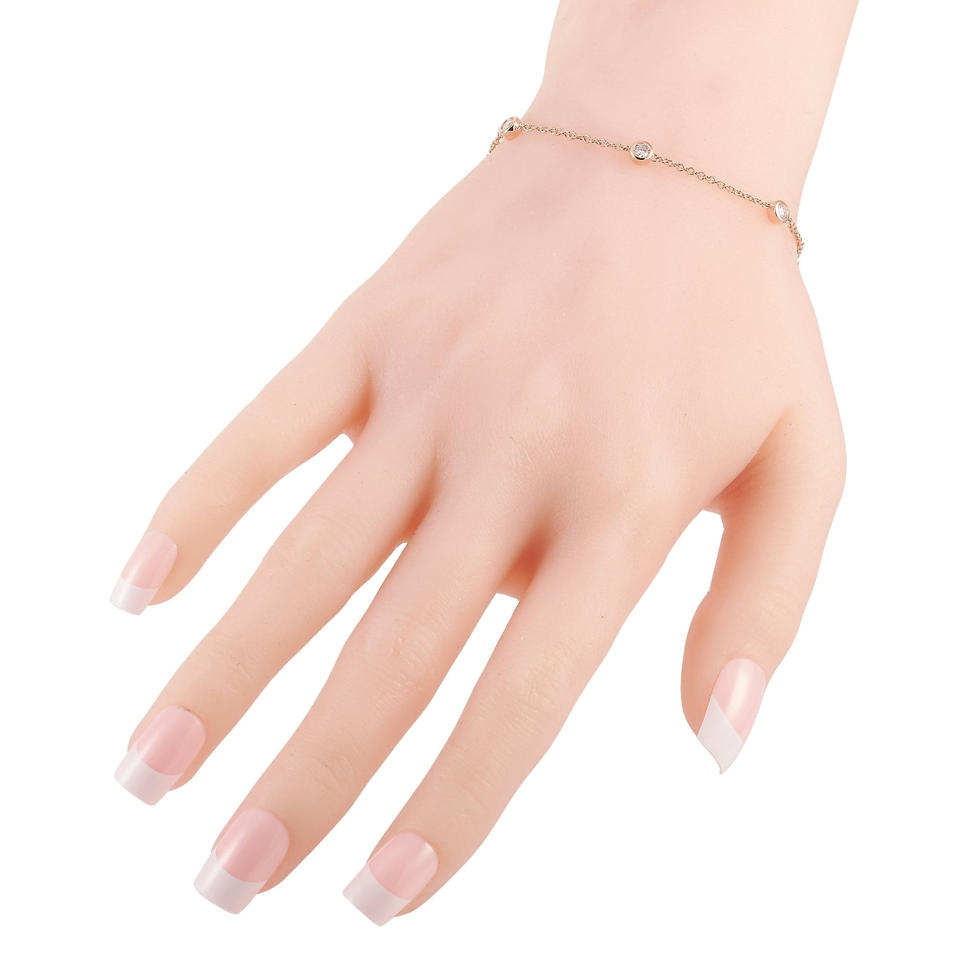 14K Rose Gold 0.50 ct Diamond Bracelet